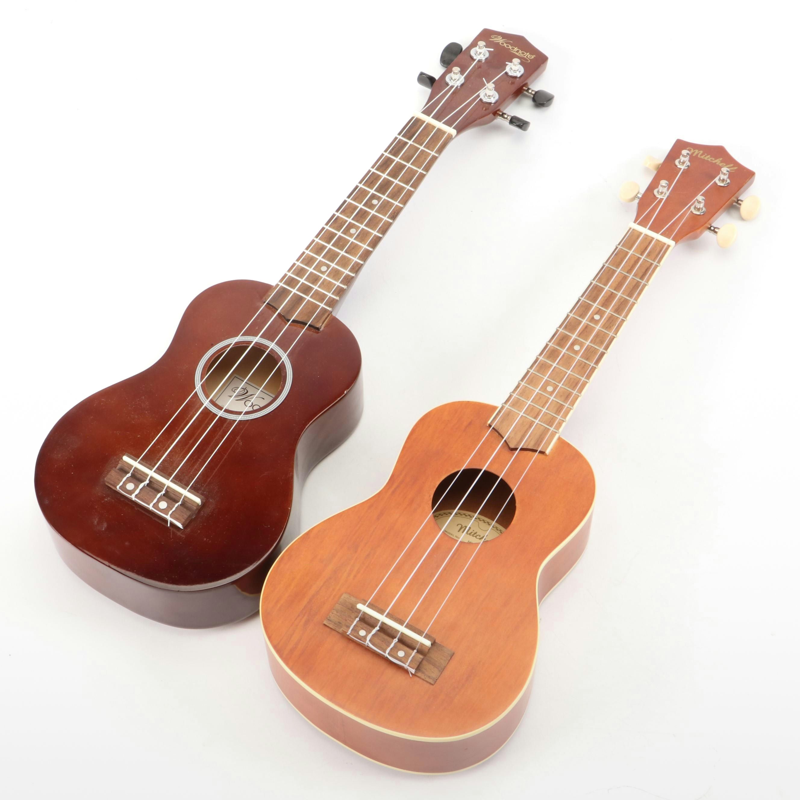 Woodnote Wood Soprano Ukulele with Michelle Wood Ukulele