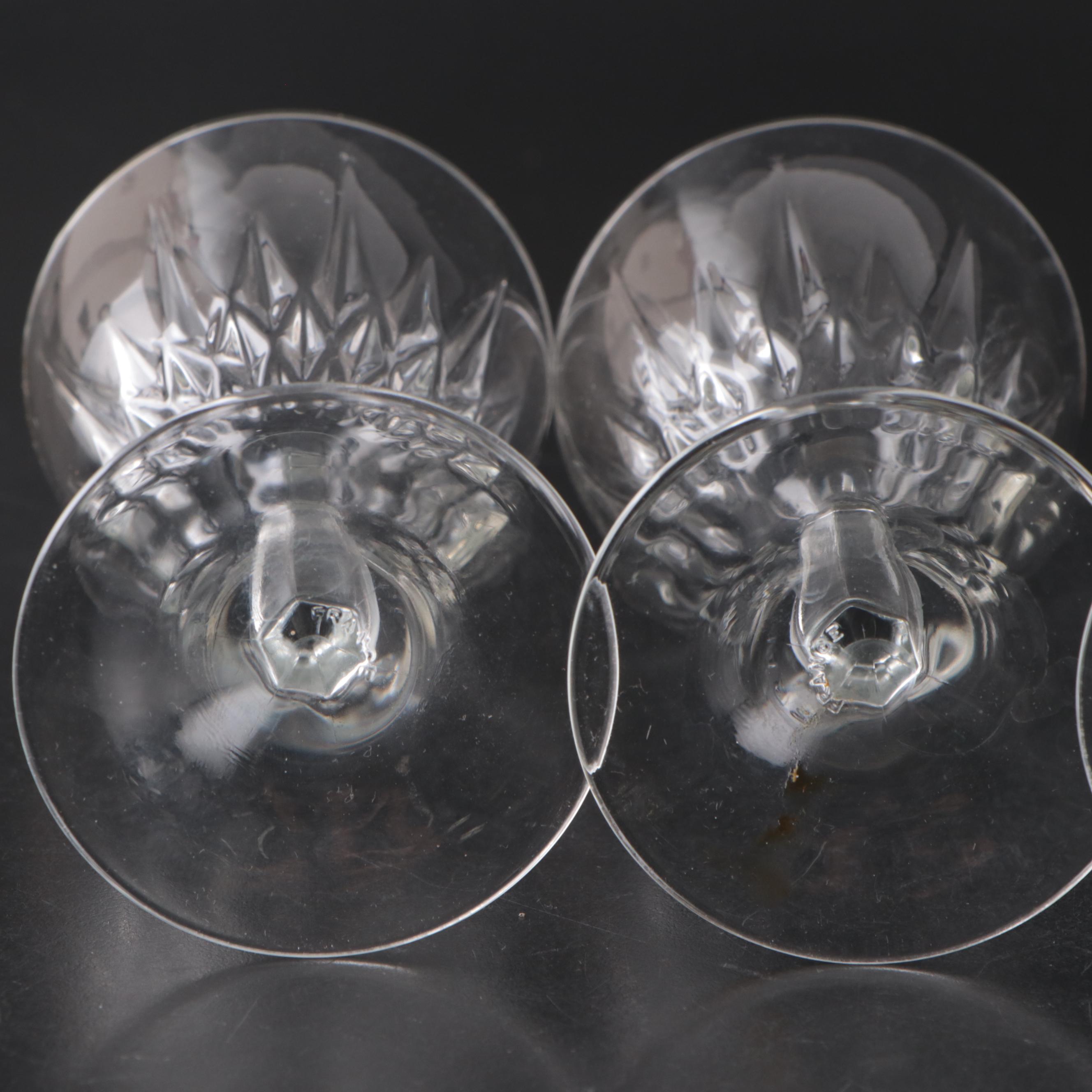 Cristal d'Arques-Durand "Chateaudun" Glass Water Goblets with More