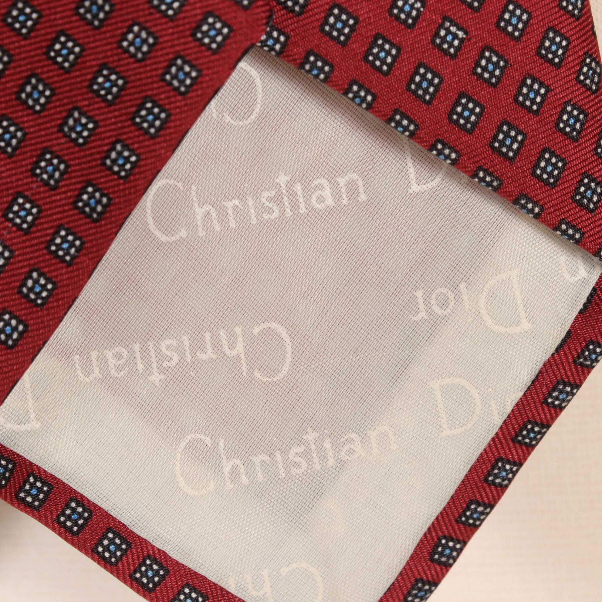 Christian Dior "Monsieur" Men's Gray Wool Pinstripe Suit and Silk Tie