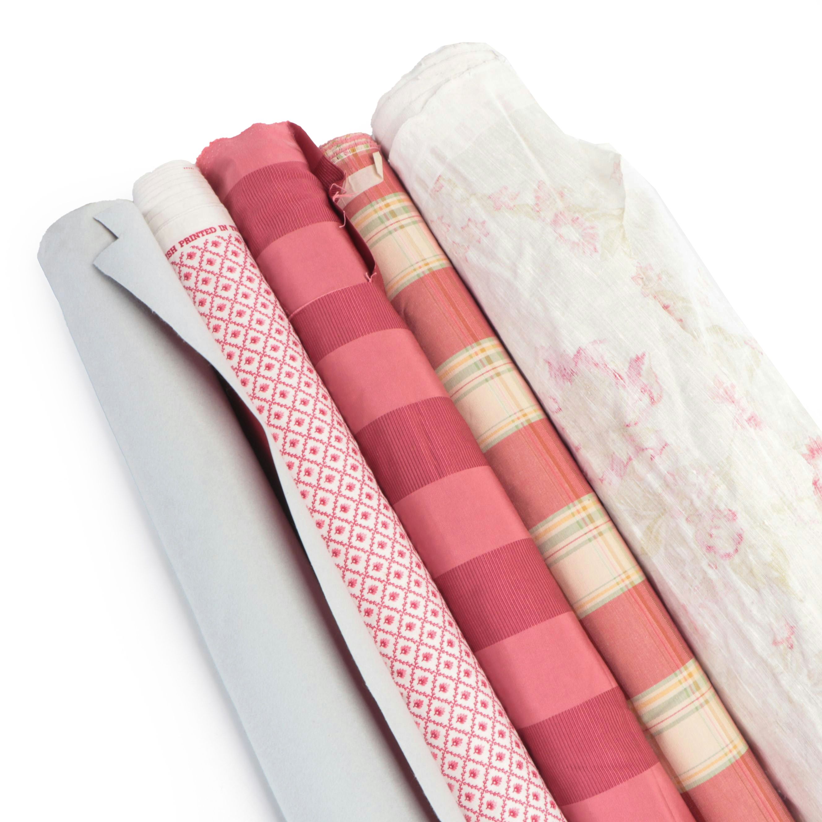 Kaufman, Aqquitaine "Lucidus", More Print & Plaid Decorator Fabric Bolts, 2000s