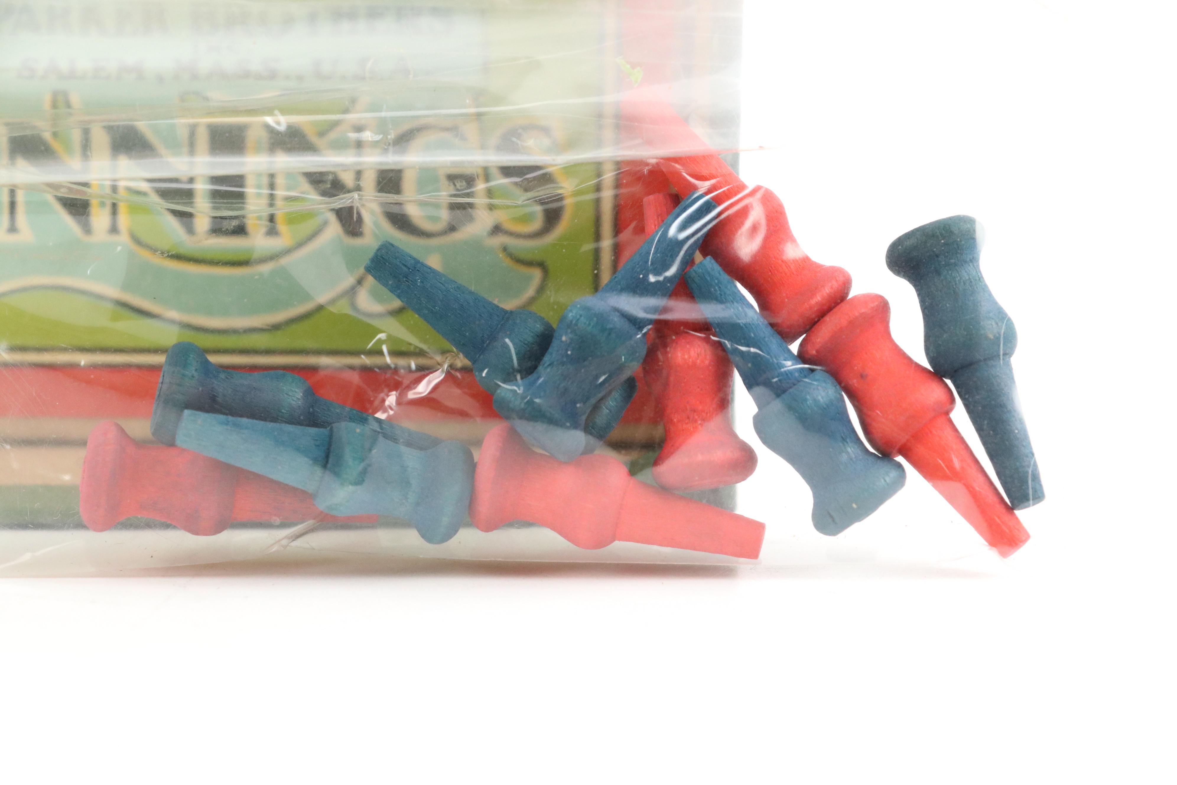 Tudor Electric Major League Baseball Game with Parker Brothers Peg Baseball Game