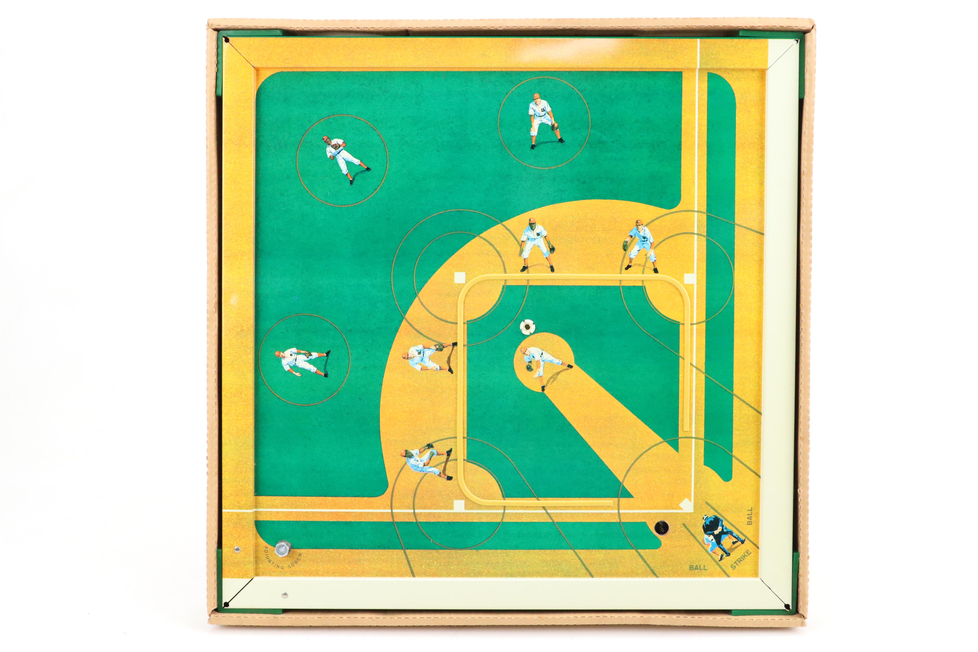 Tudor Electric Major League Baseball Game with Parker Brothers Peg Baseball Game