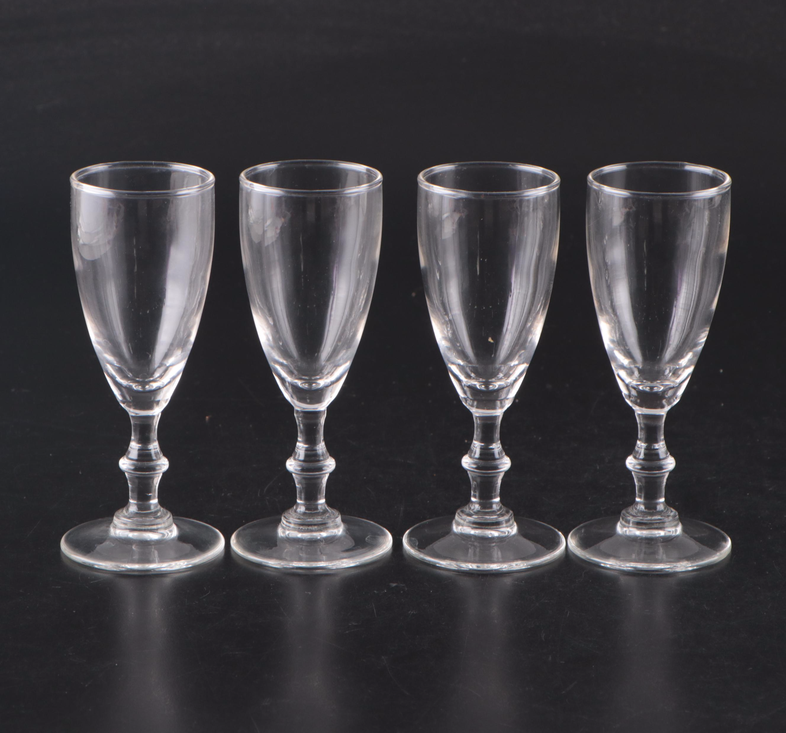 Wafer Stem Glass Cocktail Glasses and Champagne Coupes with More