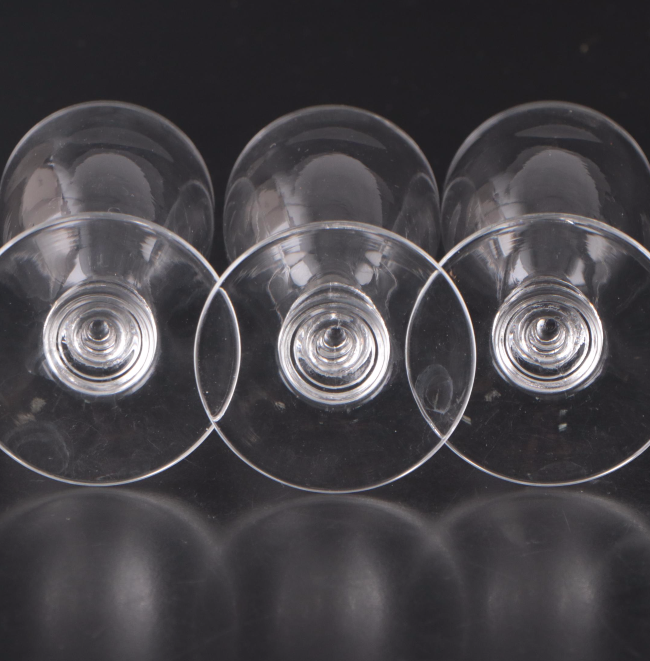 Wafer Stem Glass Cocktail Glasses and Champagne Coupes with More