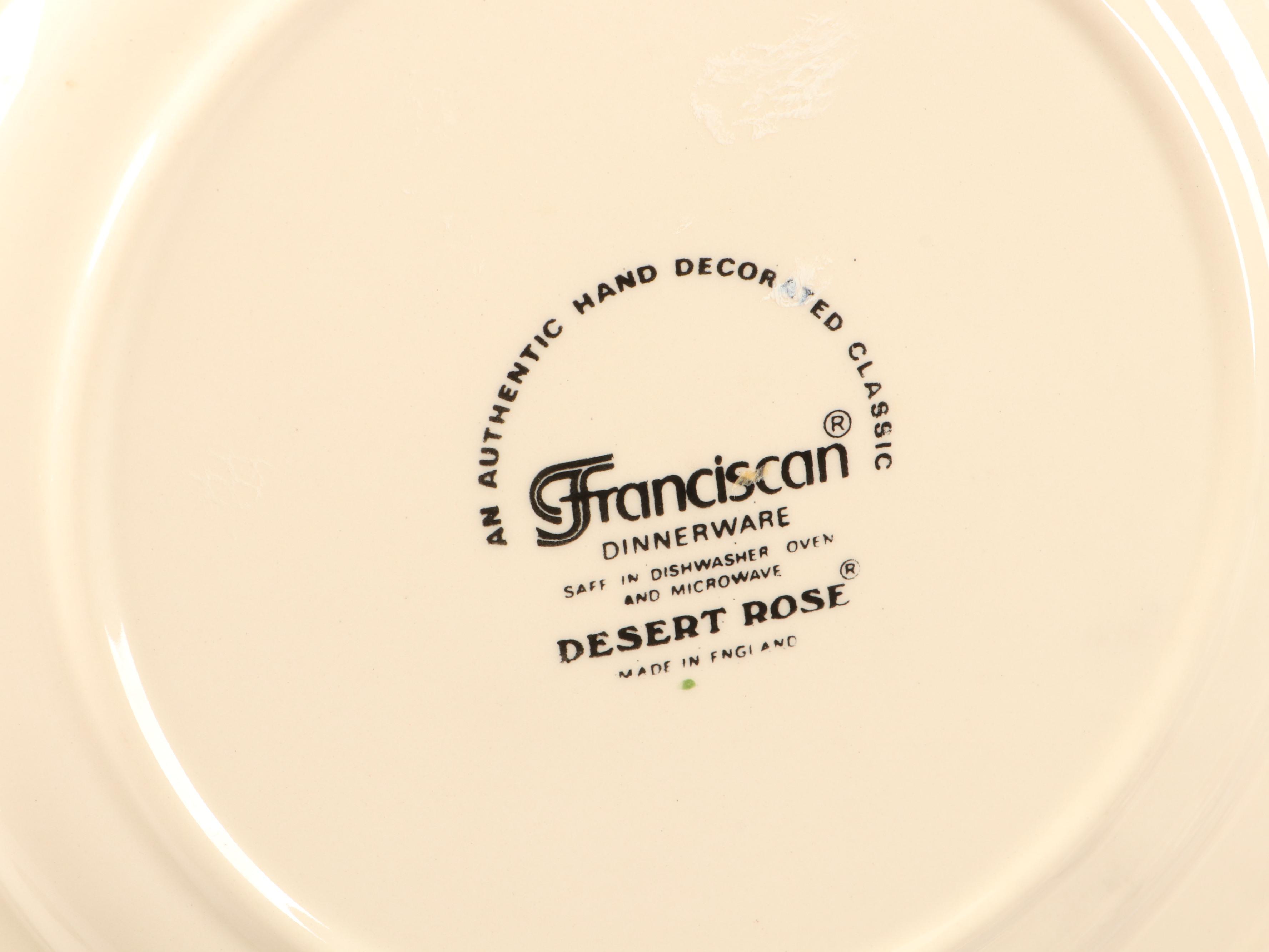 Franciscan "Desert Rose" Ceramic Dinnerware and Serveware