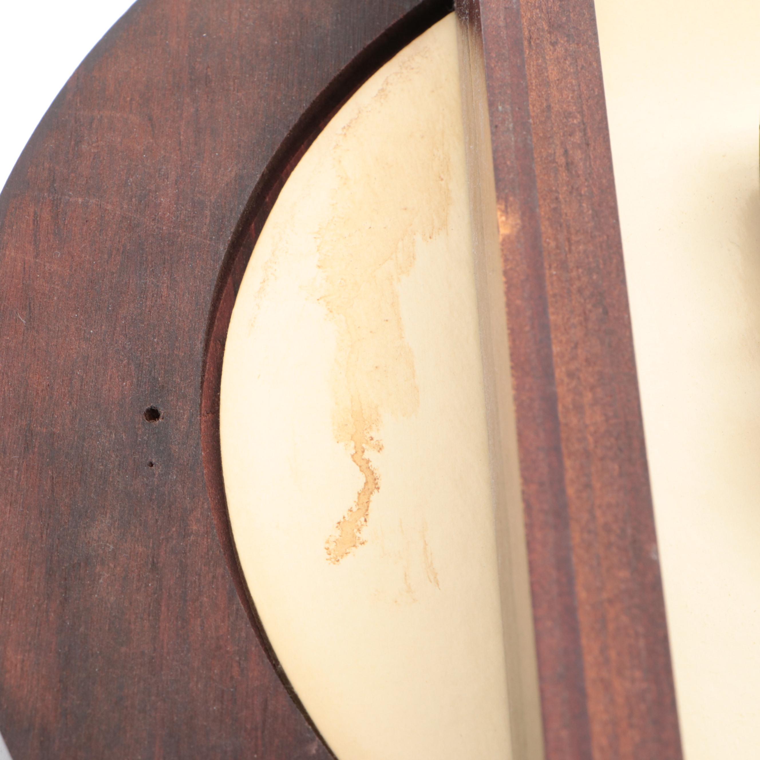 Verichron Wooden Regulator Wall Clock, Late 20th Century