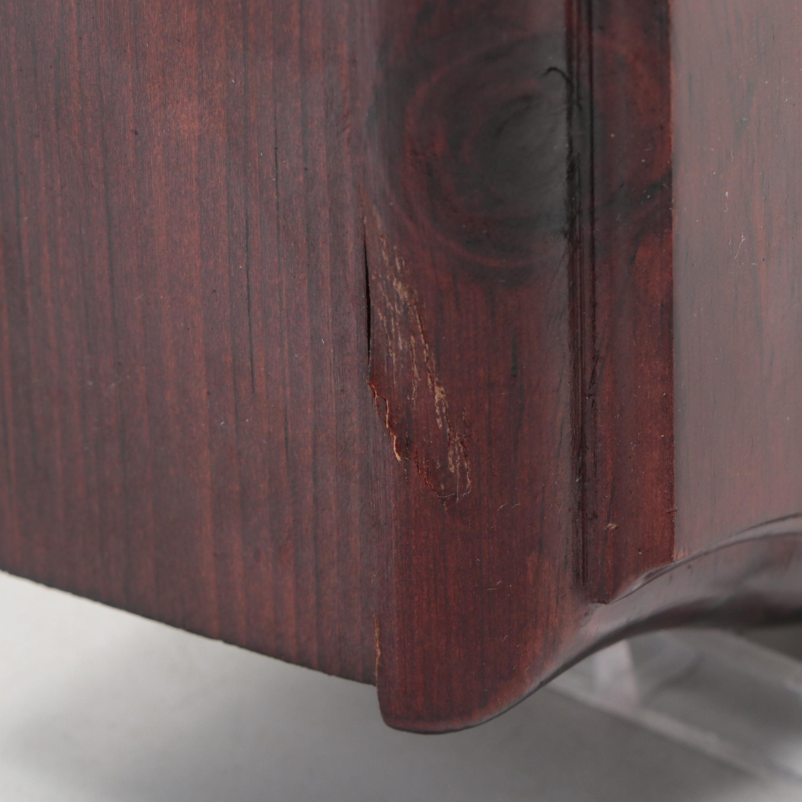 Verichron Wooden Regulator Wall Clock, Late 20th Century