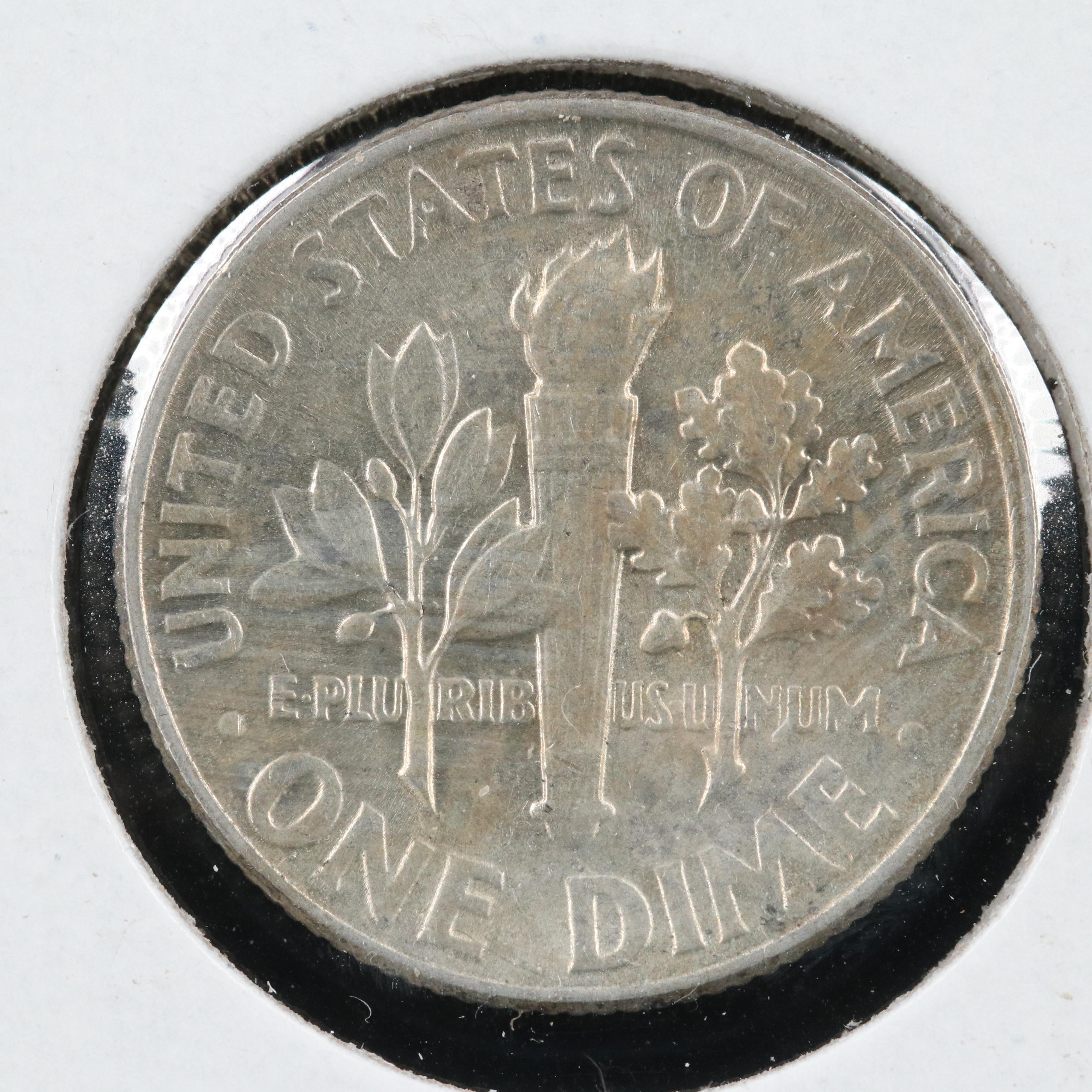 100 Roosevelt Silver Dimes, 1946 to 1952