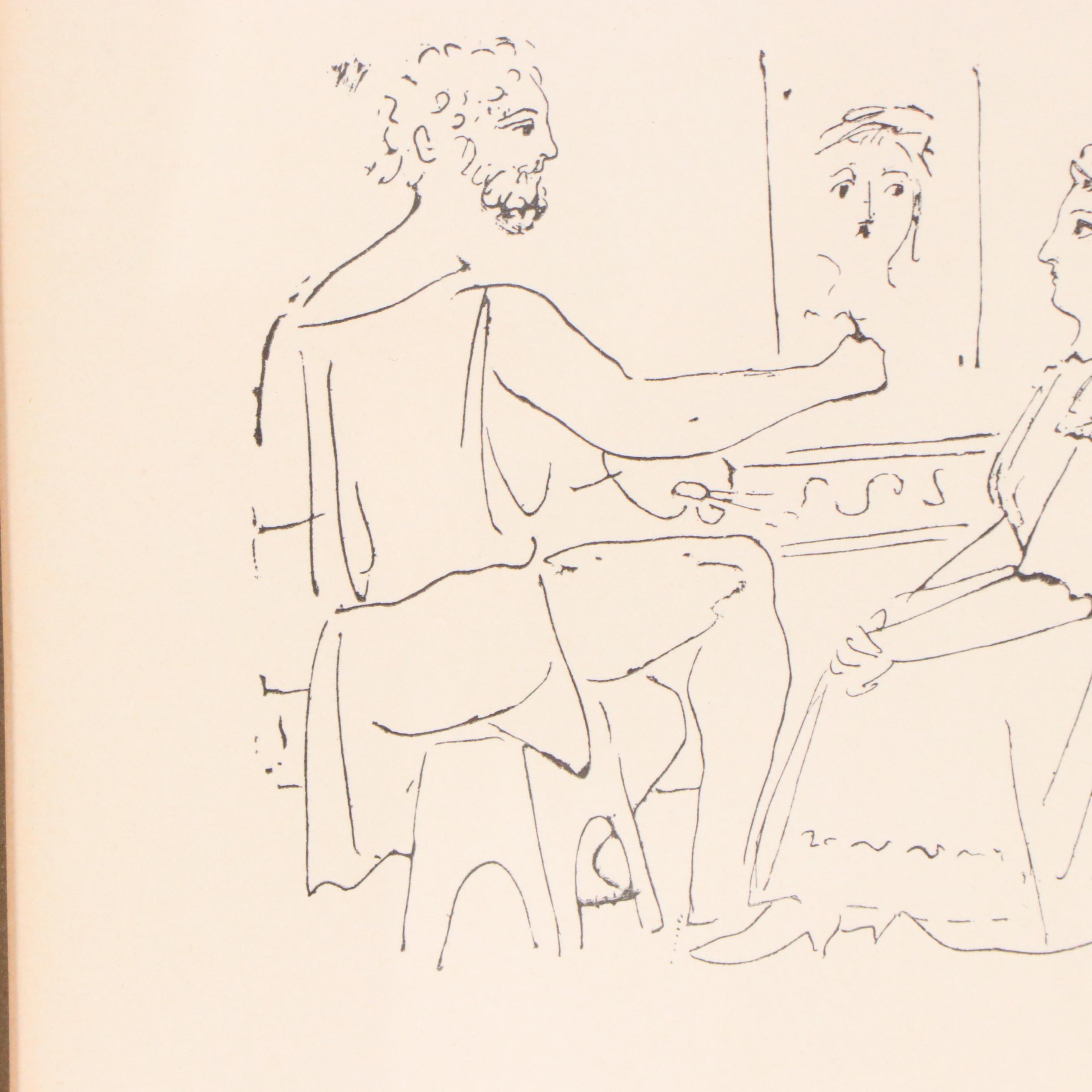 Pablo Picasso Woodcut "La Pose du Modele"