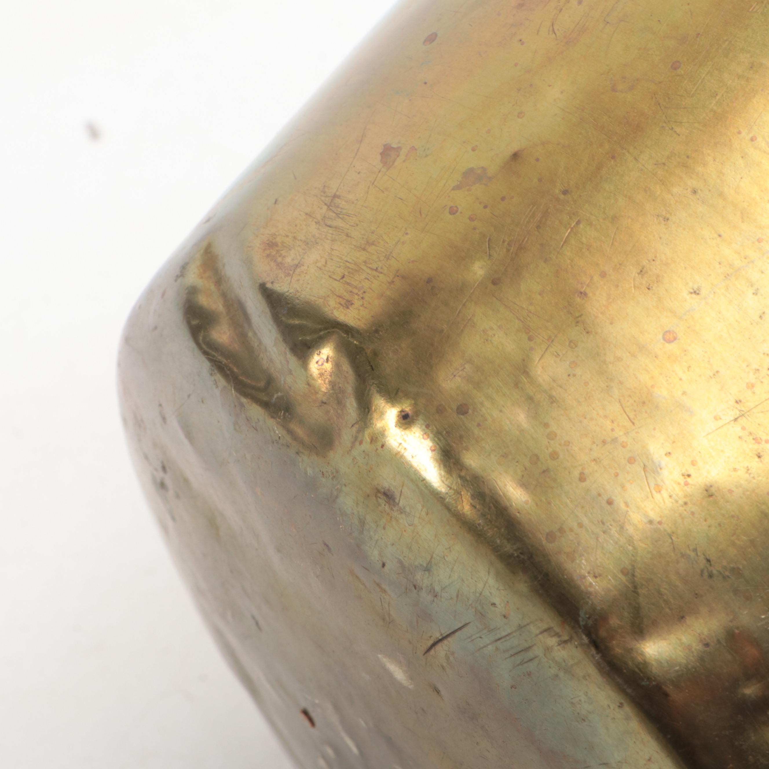 Coca-Cola Vintage Tray with Asbestos Sad Iron, Brass Bucket, Strainers and More