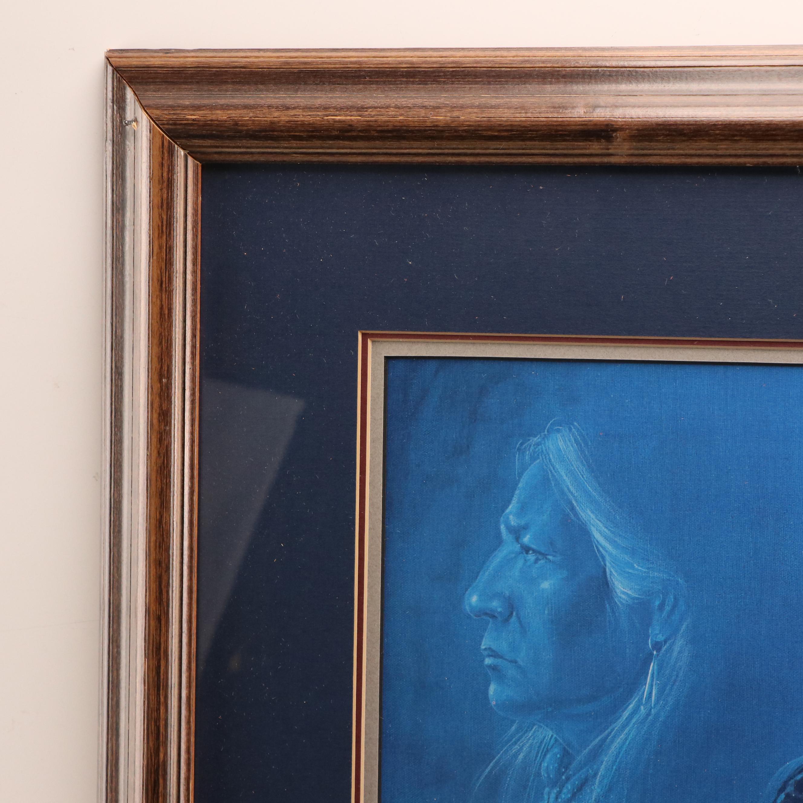 Enoch Kelly Haney Offset Lithograph "Legend of the Owl"