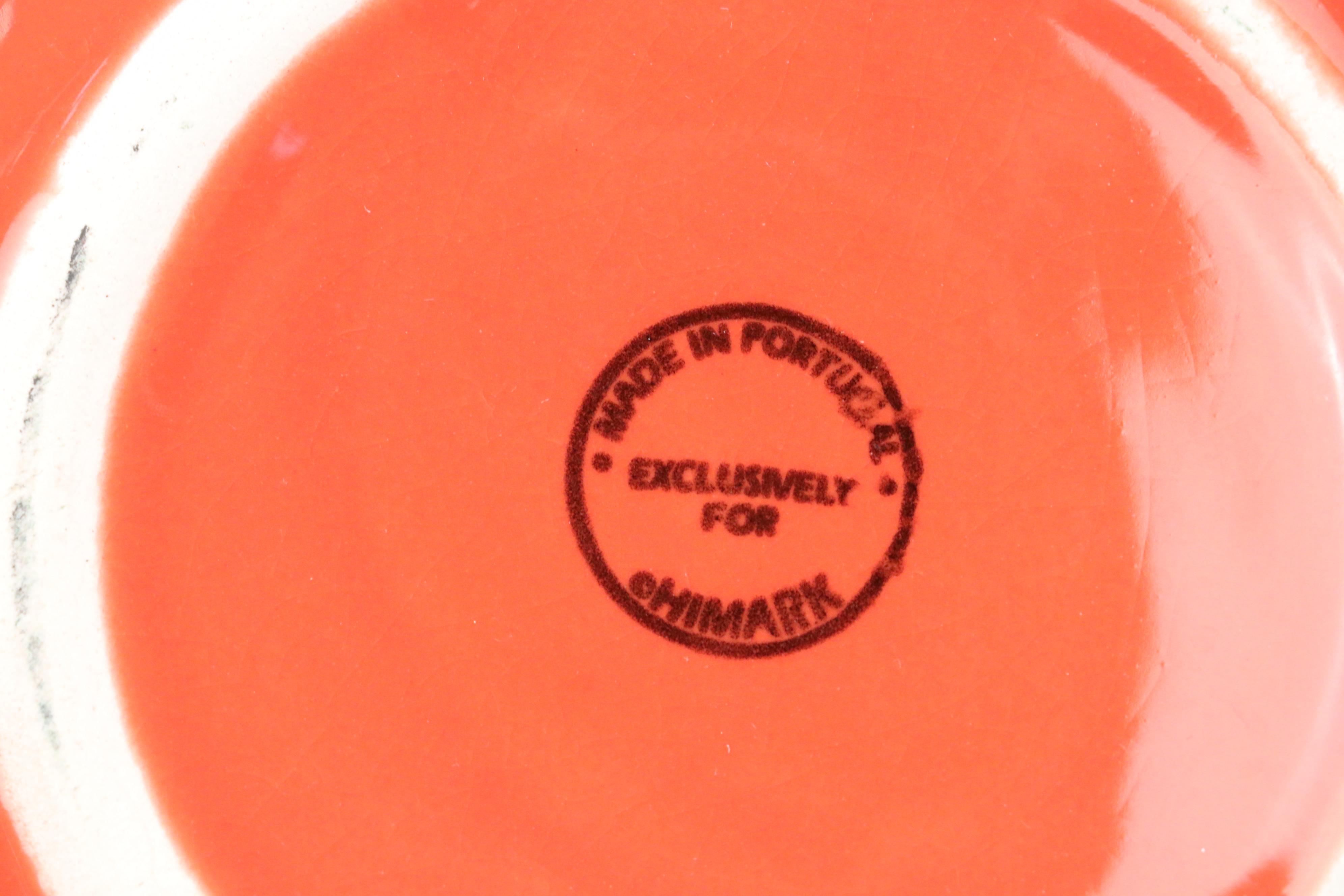 Hall "Chinese Red" Ceramic Coffelator Coffee Pot with Other Ceramic Teapots