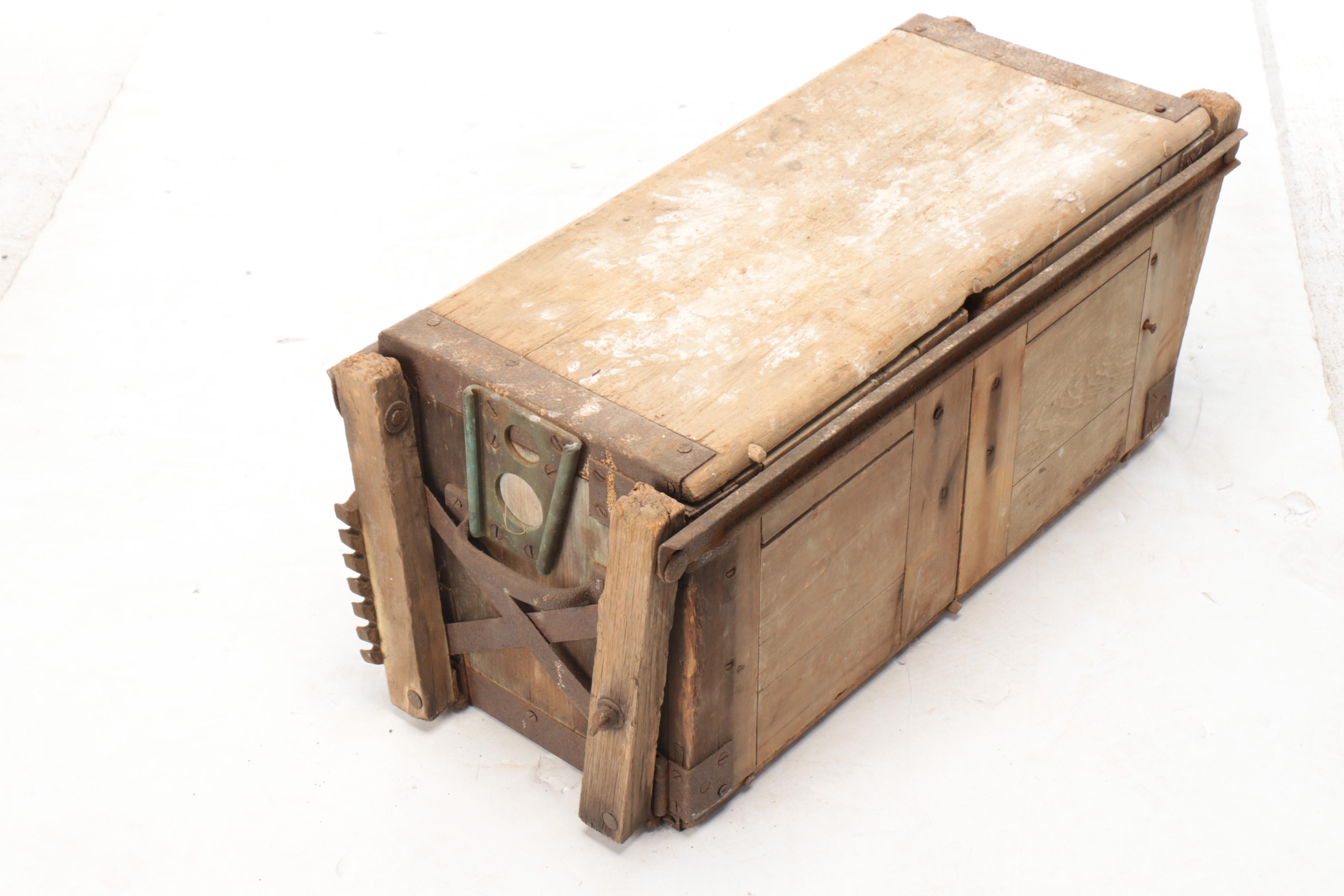 World War I Era Saddlers Chests From Military Battery Wagon