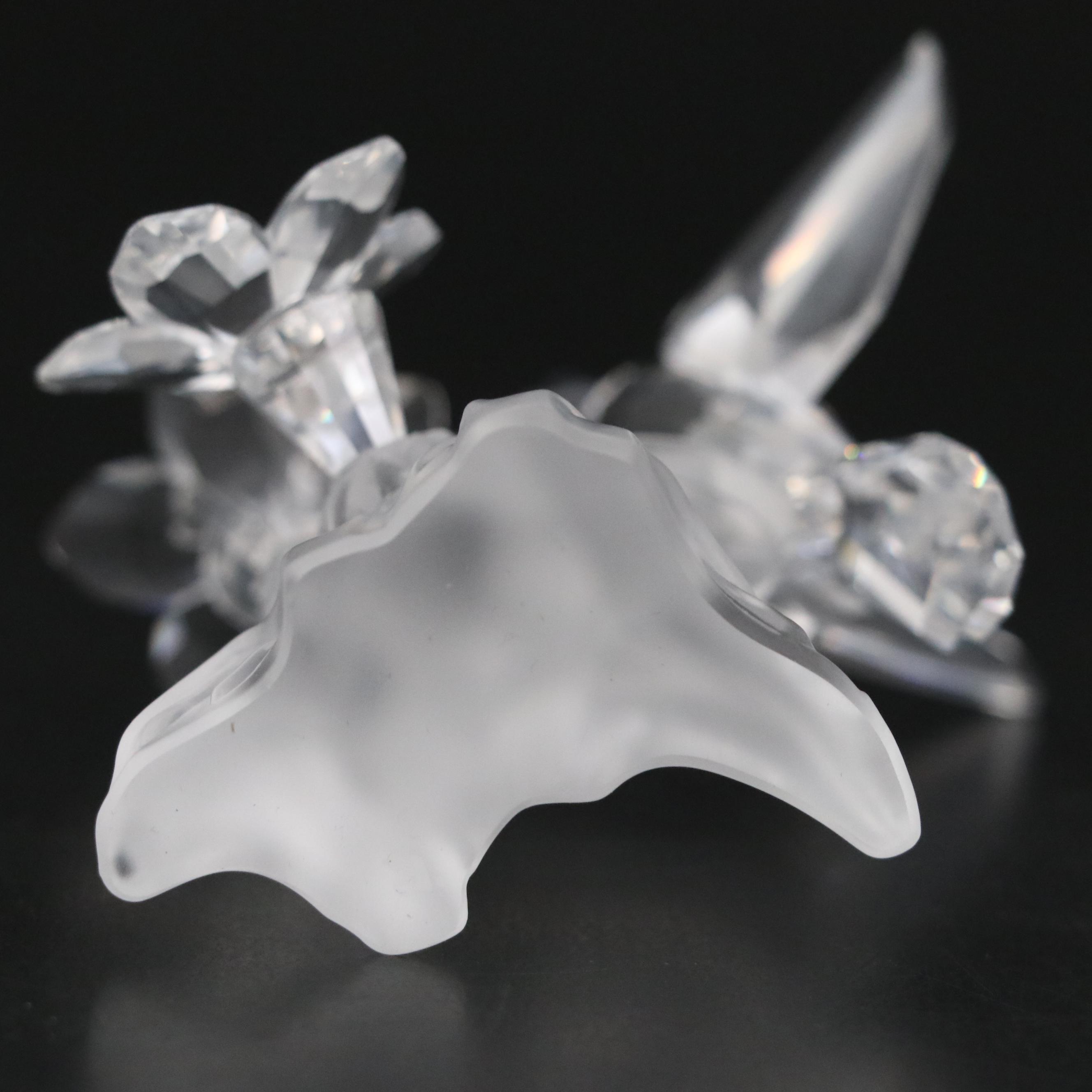 Swarovski Crystal Rooster & Hen, Hummingbird Figurines with Original Boxes