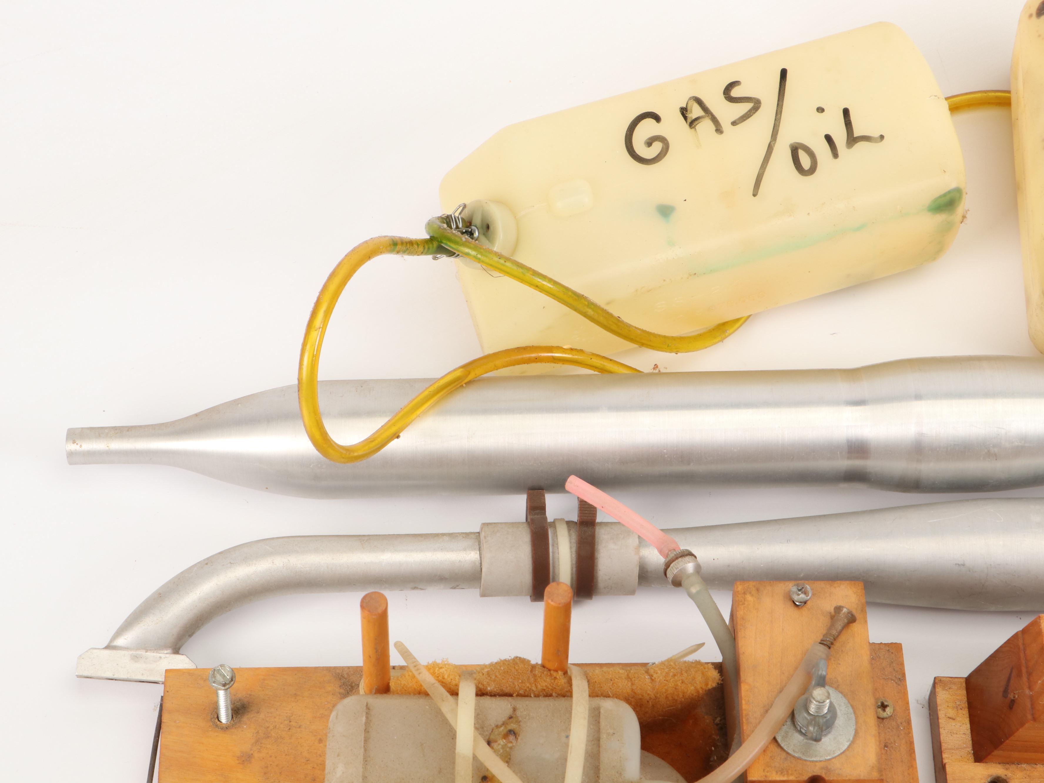 Model Airplane Propellers, Fuel Lines, Engine Mounts and Other Components