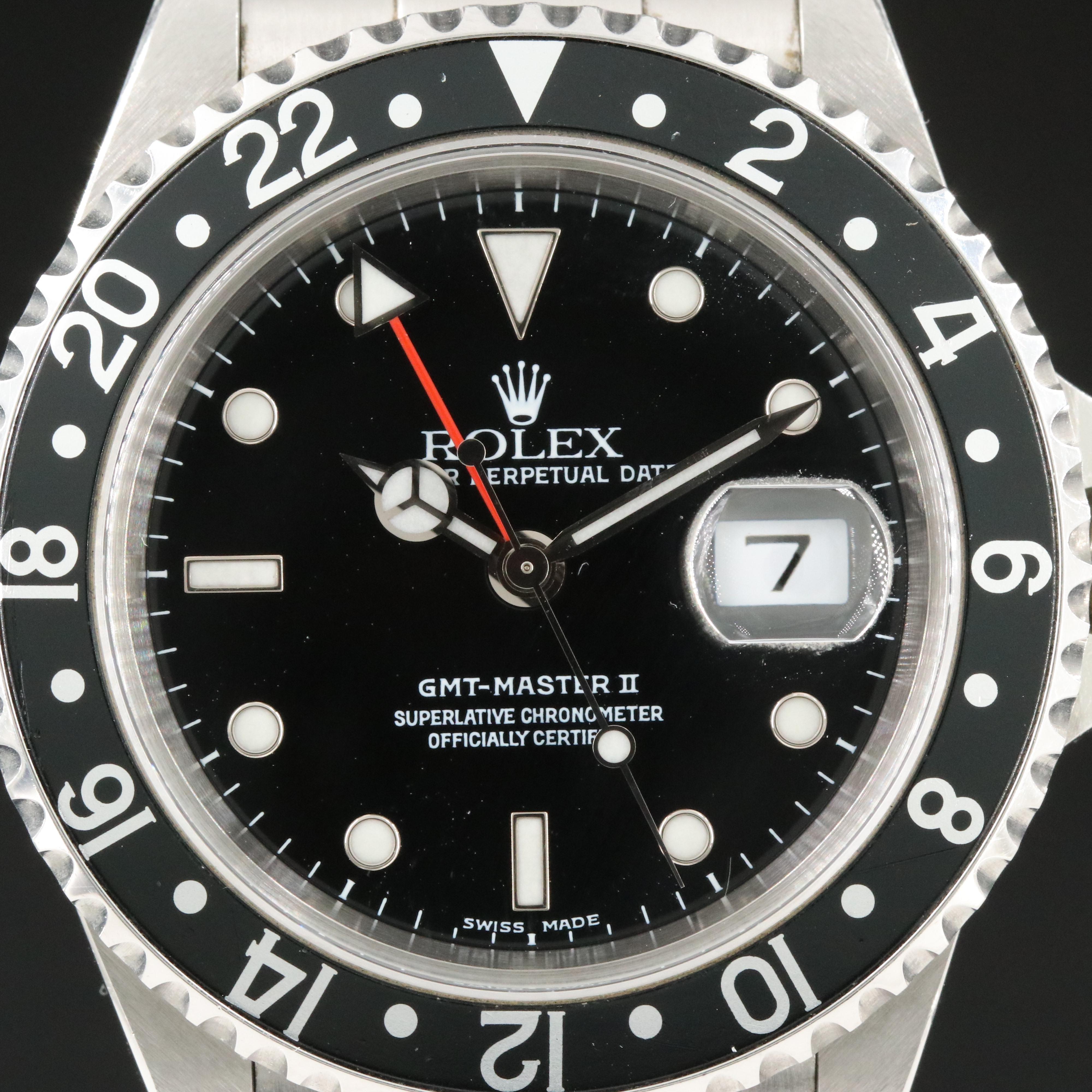 2000 Rolex GMT-Master II Date Watch