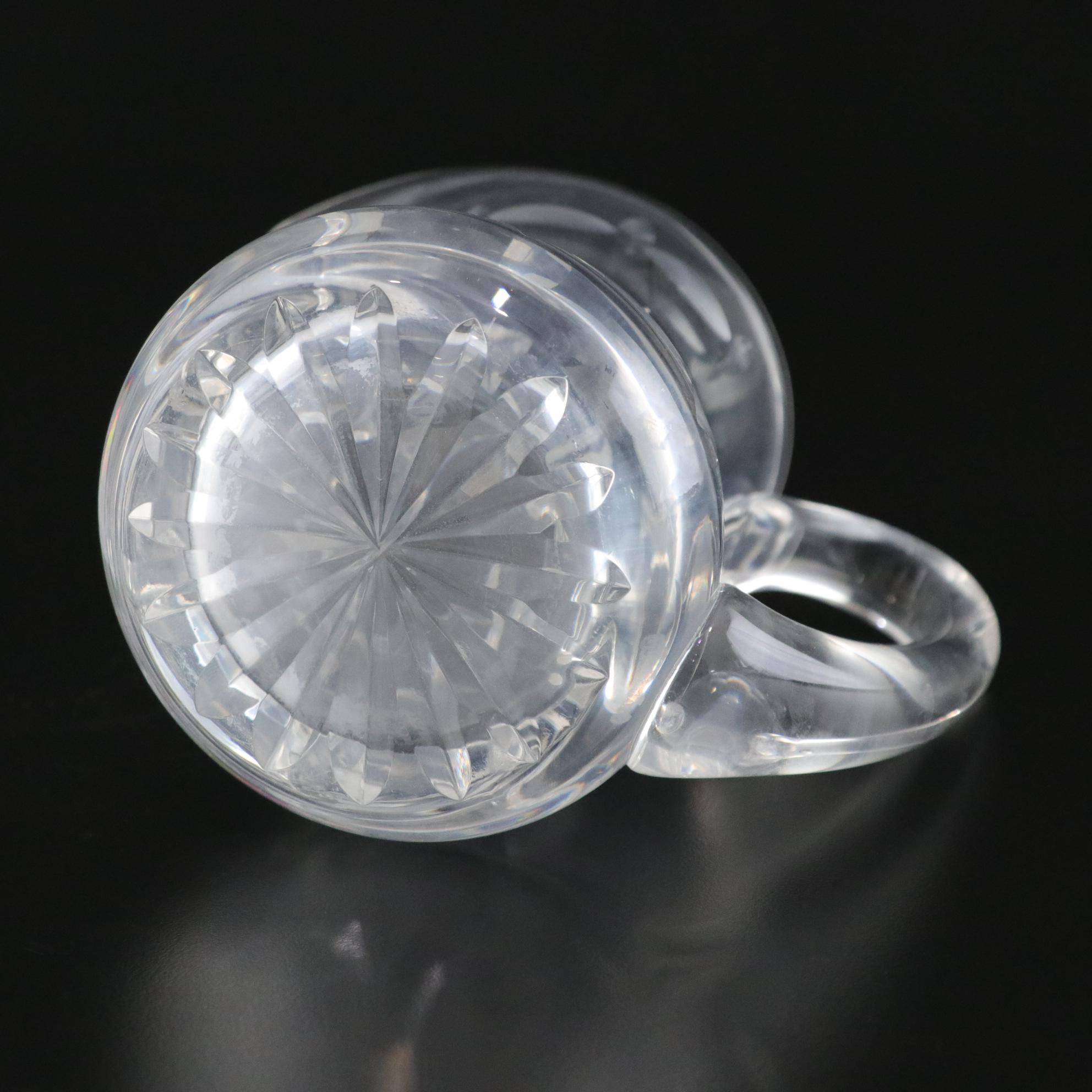 Waterford Creamer and Vase with Rogaska "Gallia" Pitcher