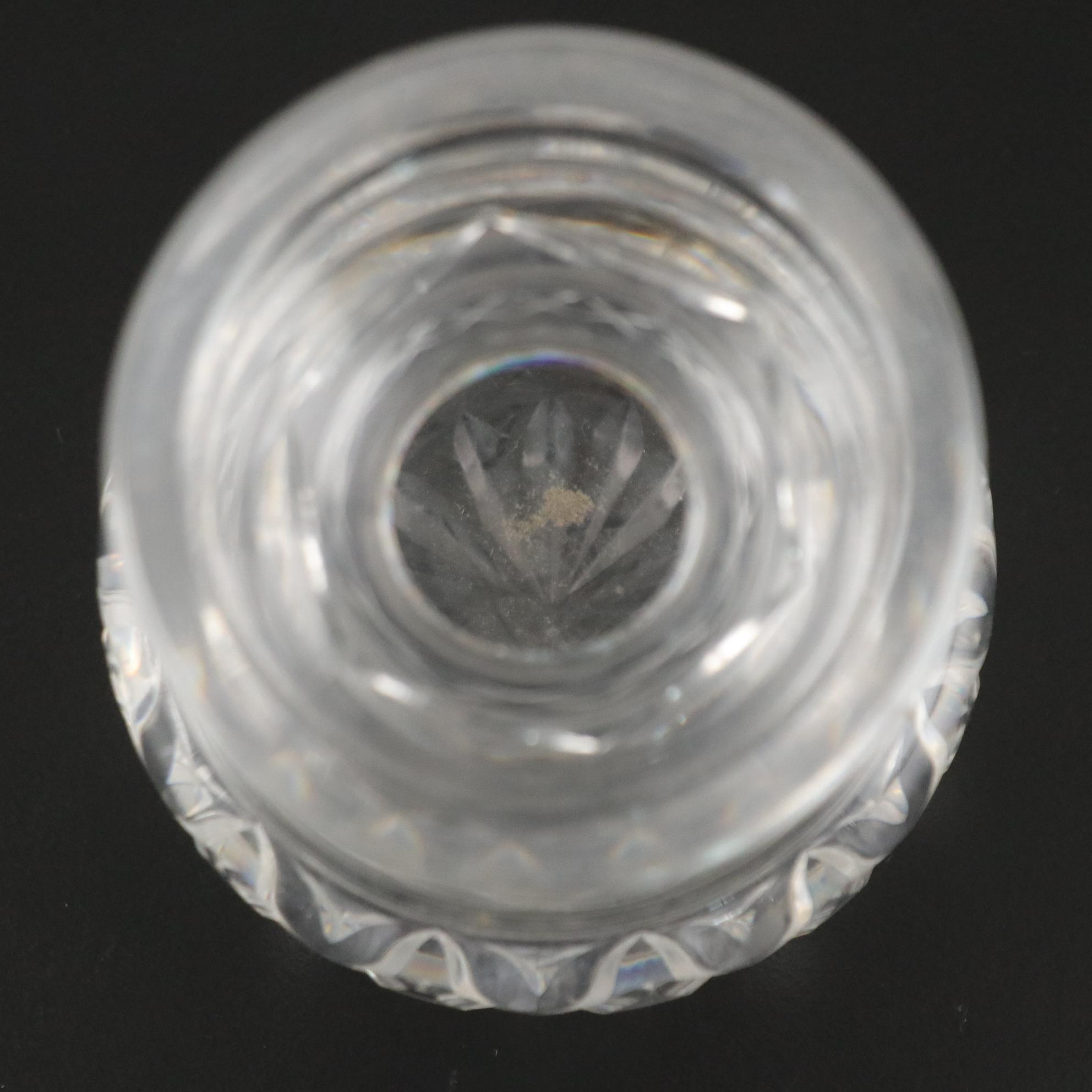 Waterford Creamer and Vase with Rogaska "Gallia" Pitcher