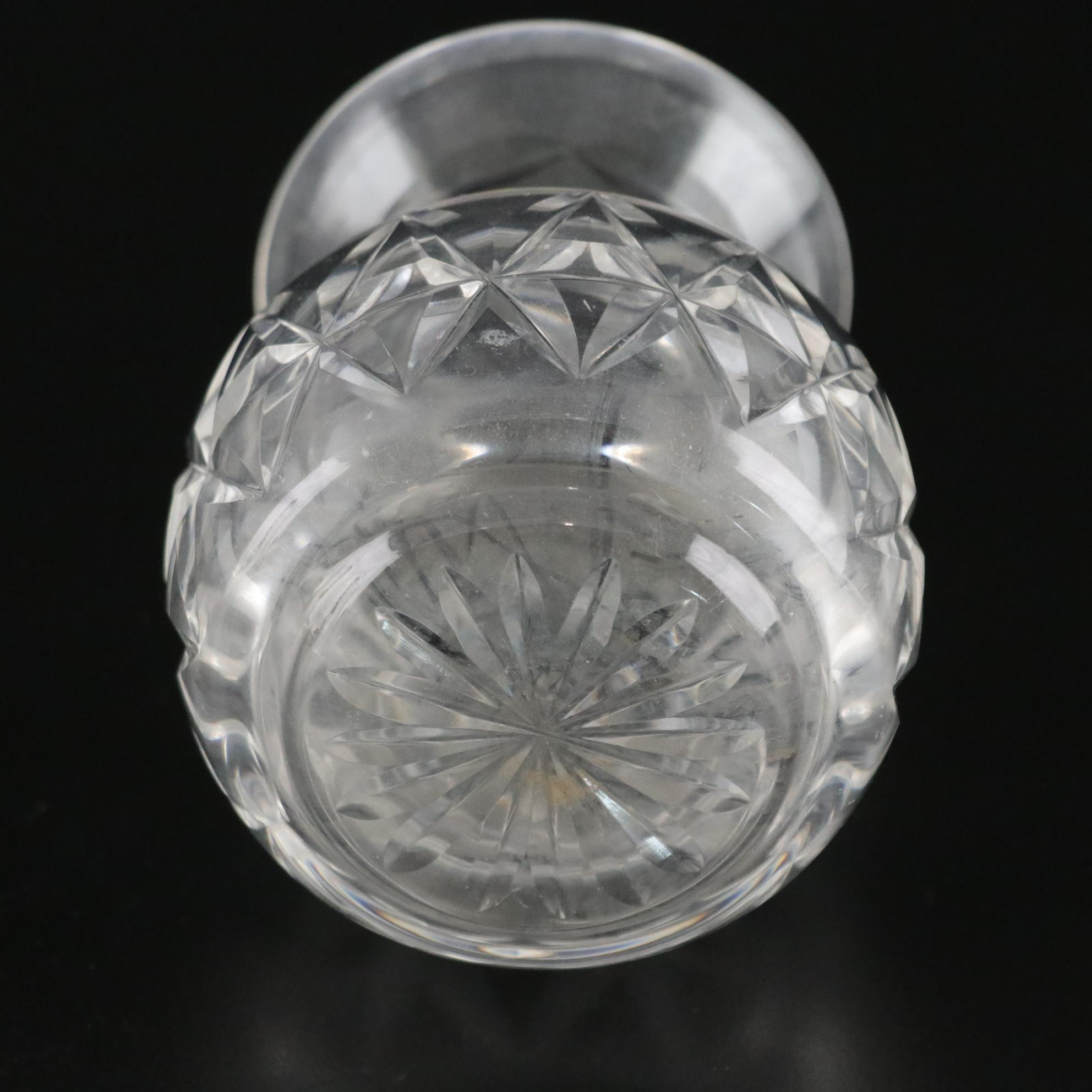 Waterford Creamer and Vase with Rogaska "Gallia" Pitcher