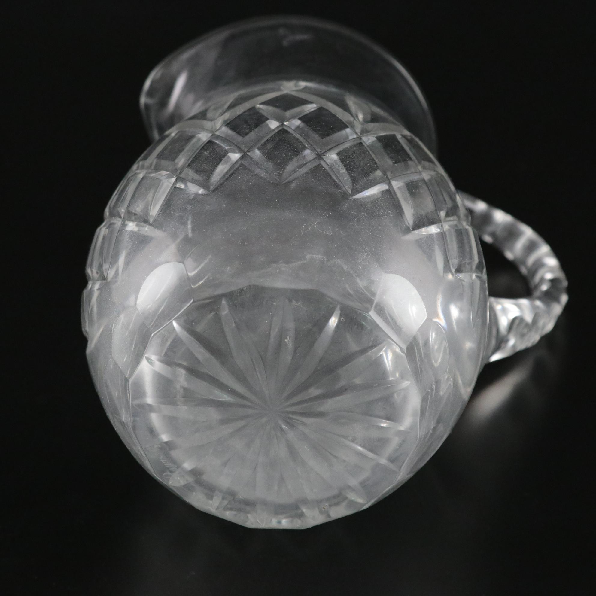 Waterford Creamer and Vase with Rogaska "Gallia" Pitcher