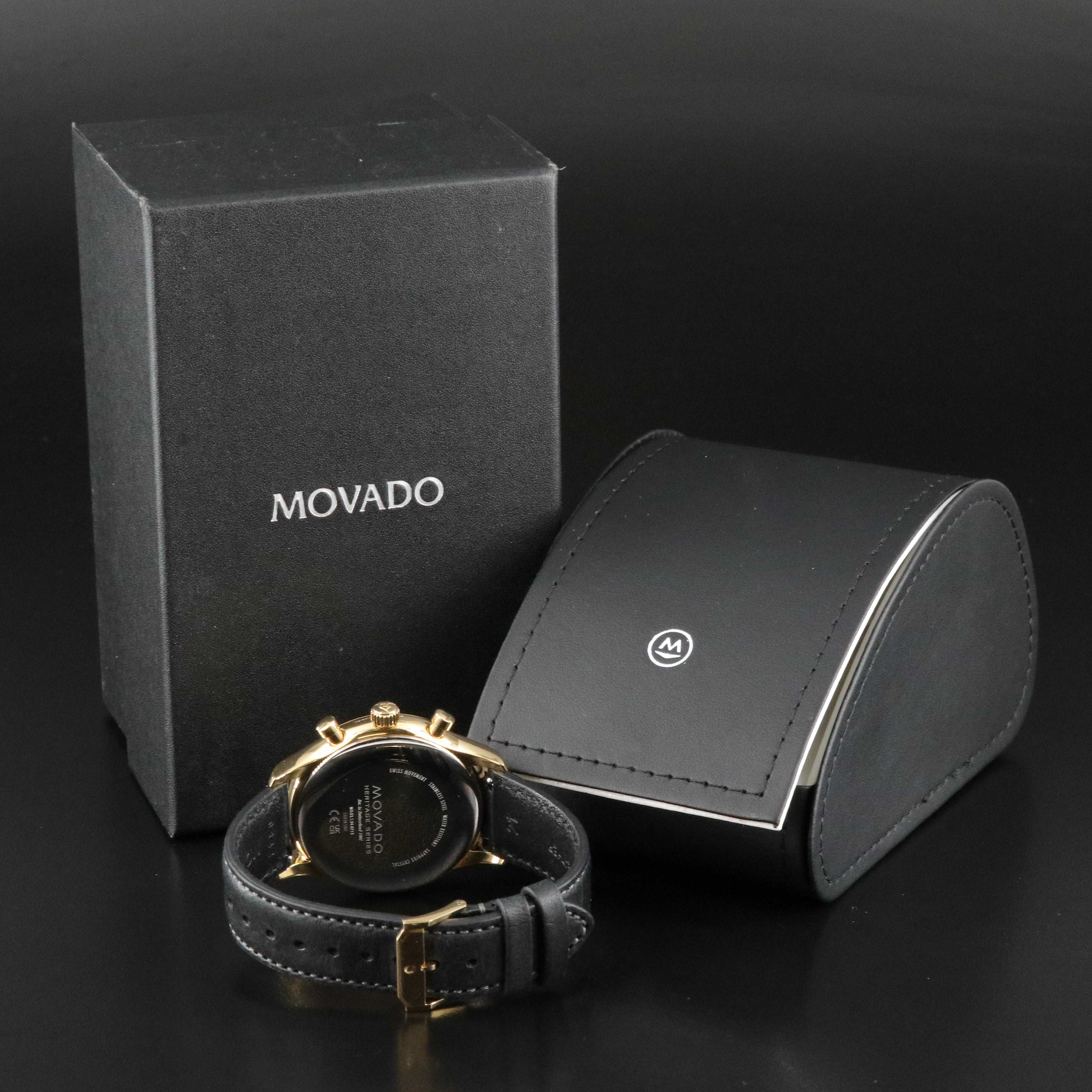 Movado Heritage Calendoplan Chronograph Quartz Watch