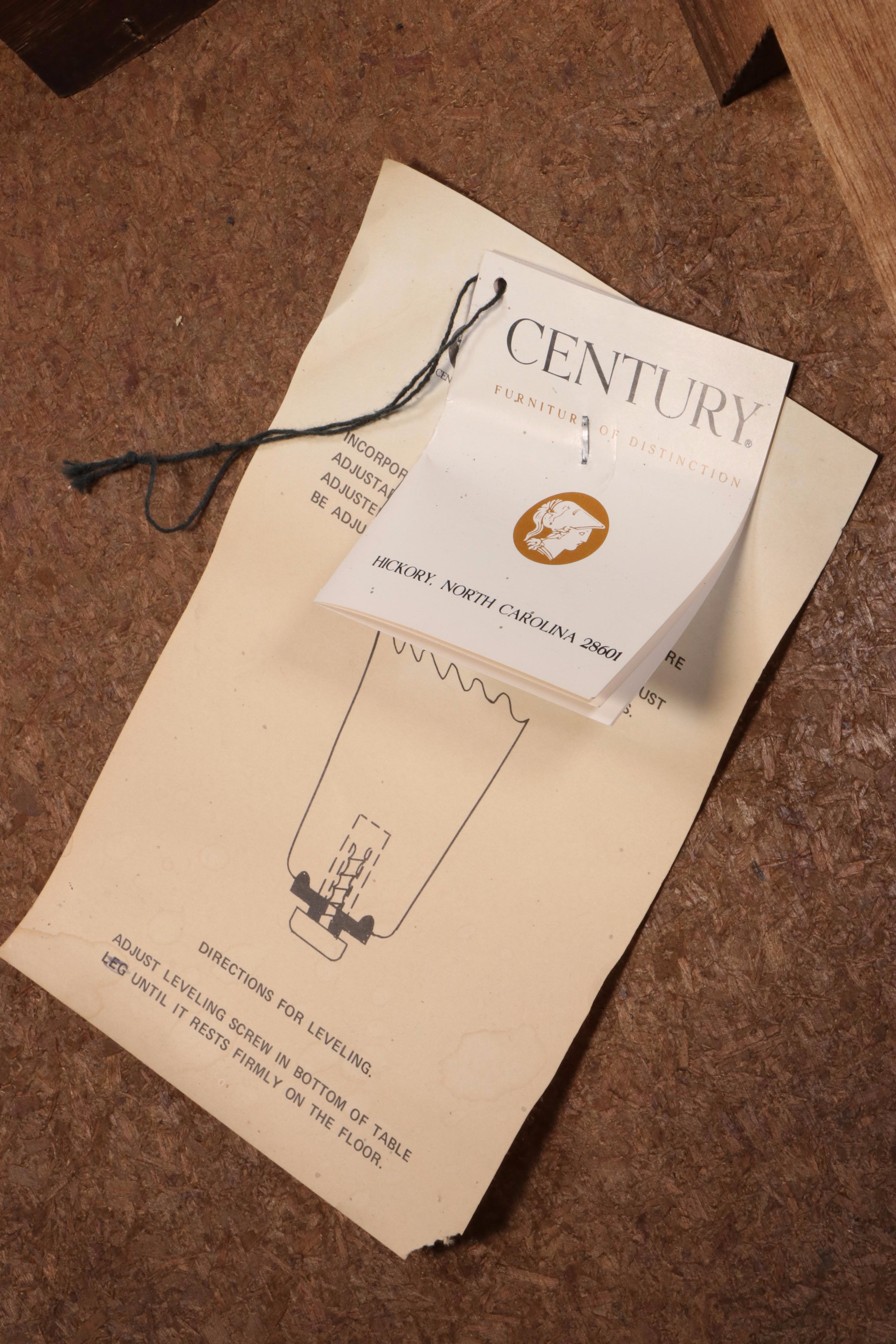 Century French Country Style Parquet Top Oak Dining Table and Chairs