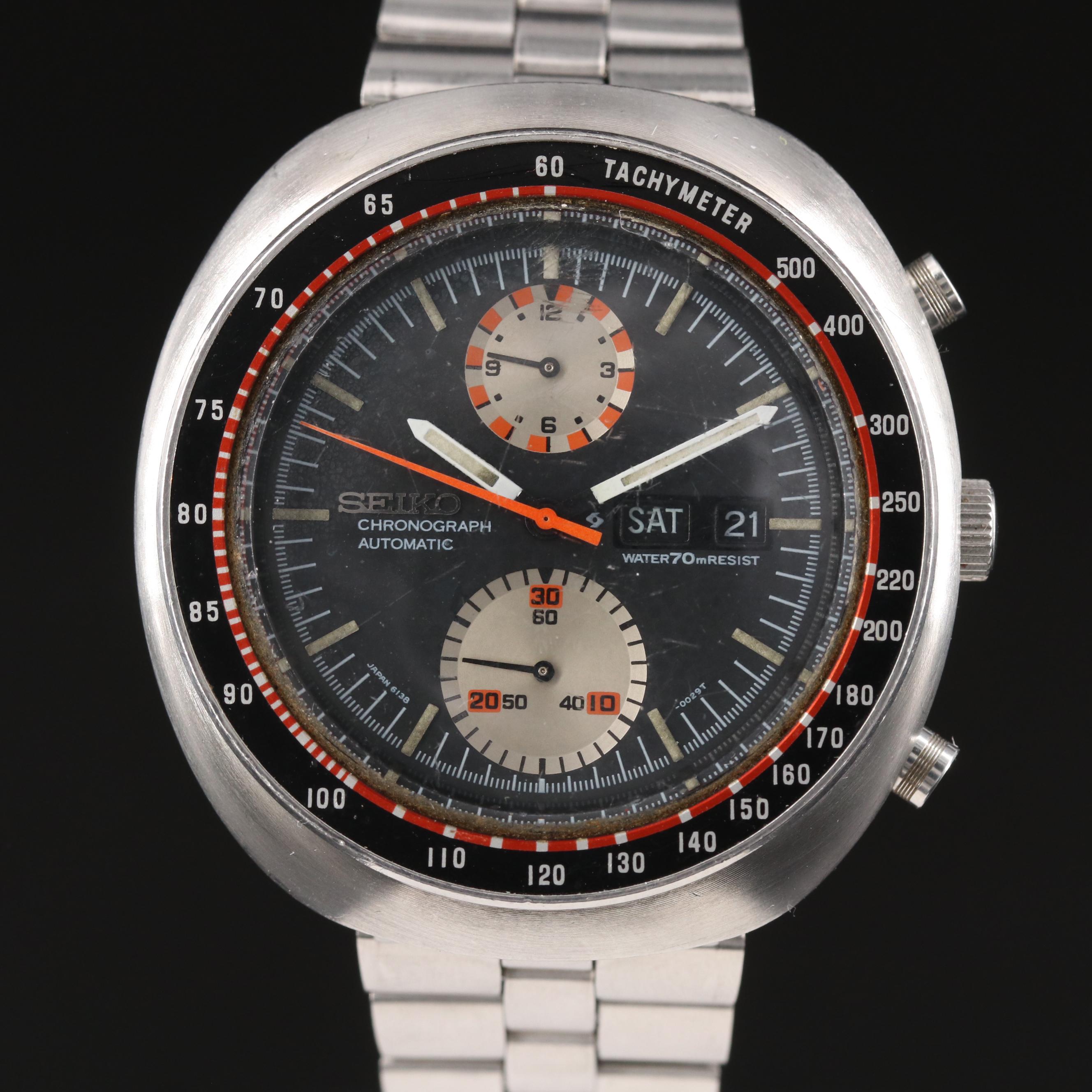 Vintage Seiko "UFO" 6138-0011 Chronograph Automatic Watch