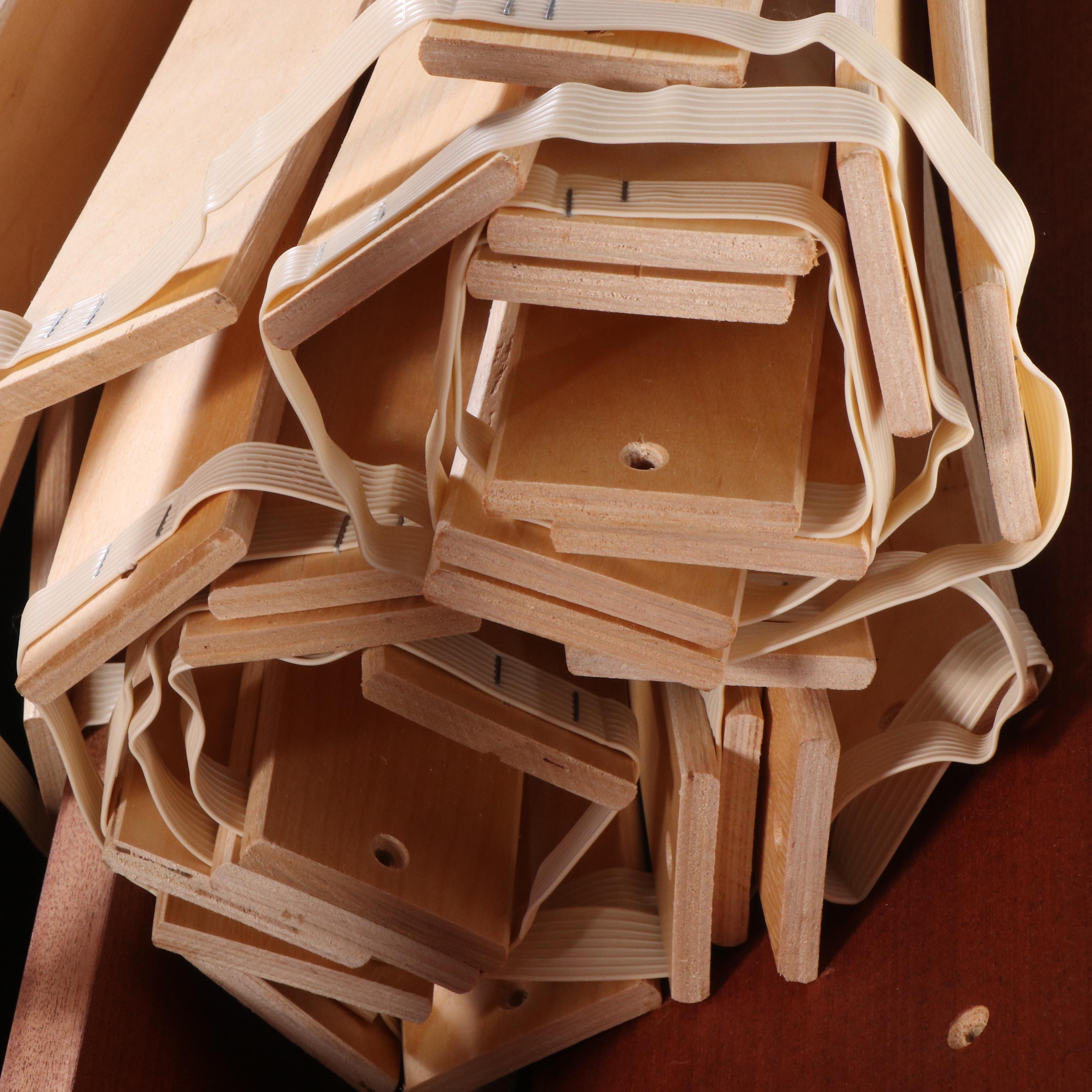 Torring Danish Modern Teak Queen Platform Bed Frame with Nightstands