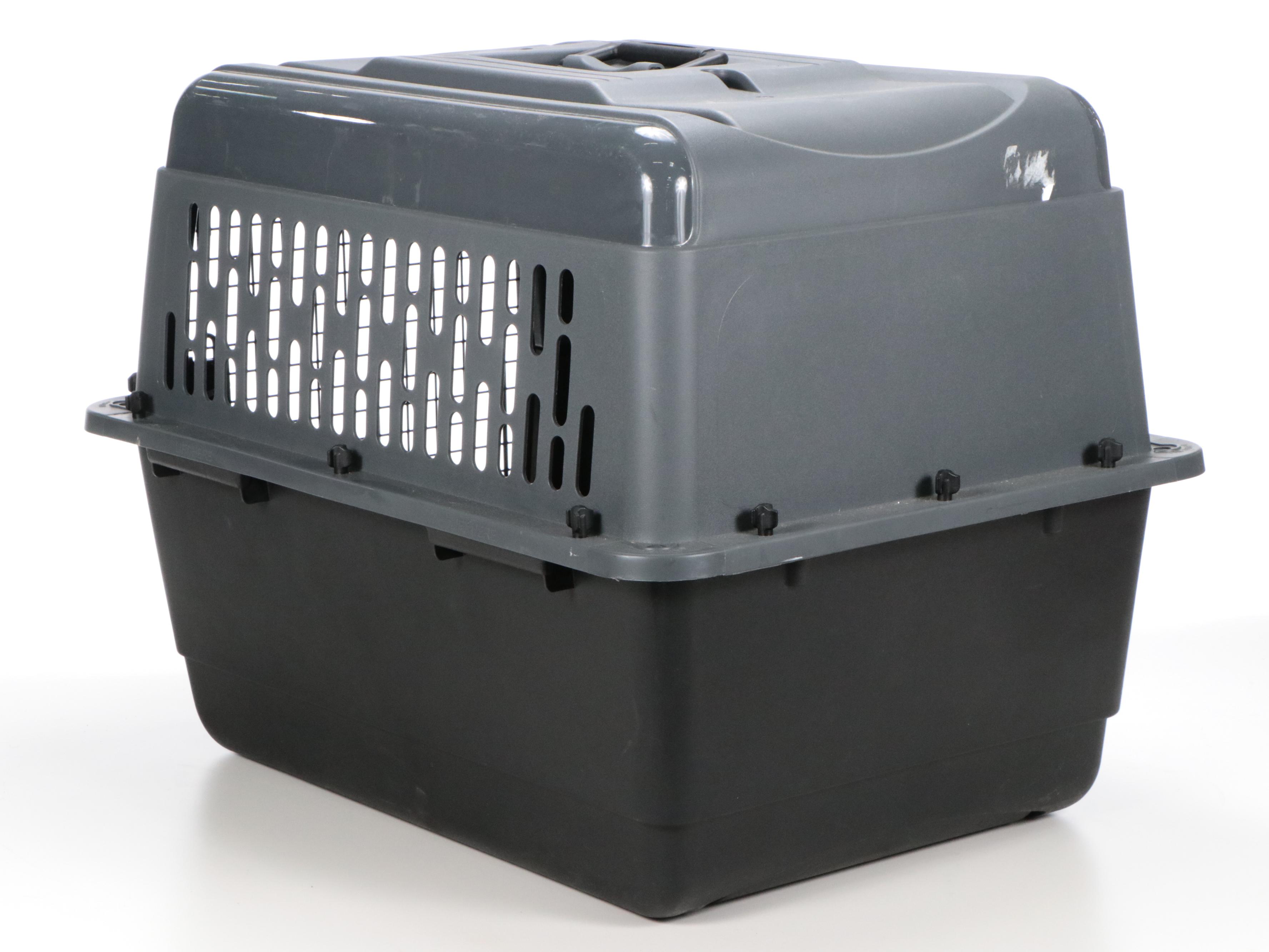 Quiet Time Polyester Pet Bed with Petmate Plastic Pet Carrier and More