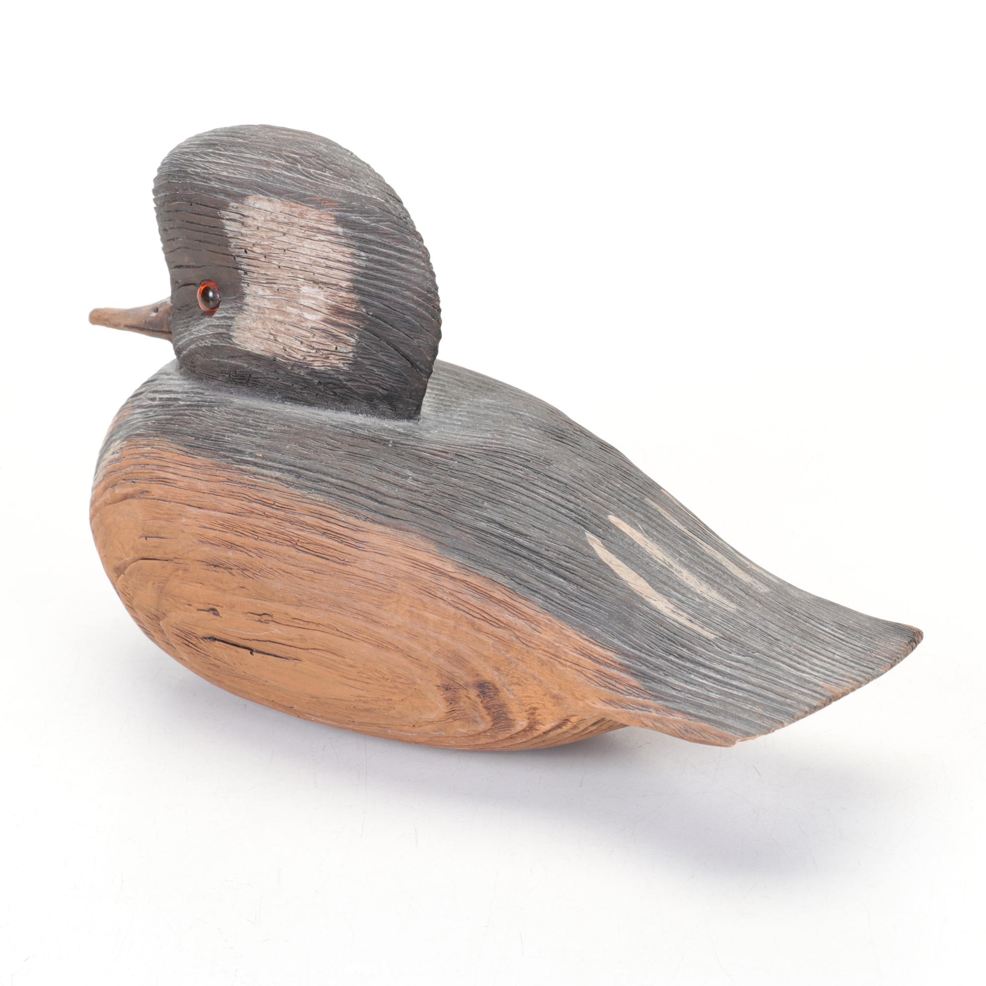 Pair  of Handmade Wooden Duck Decoys