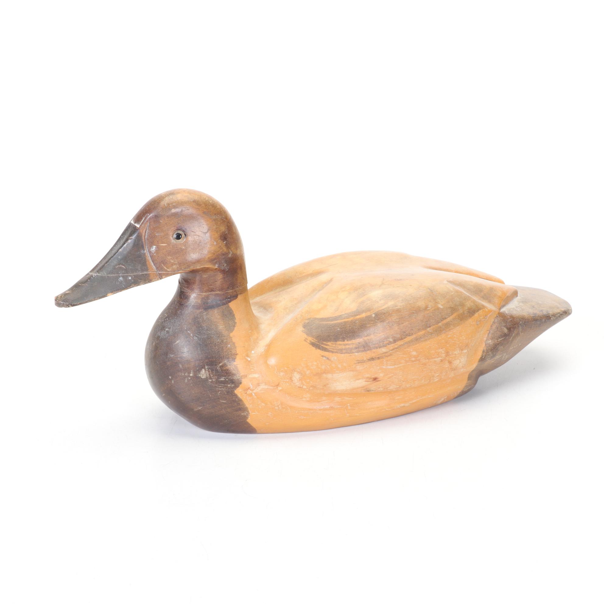 Pair  of Handmade Wooden Duck Decoys