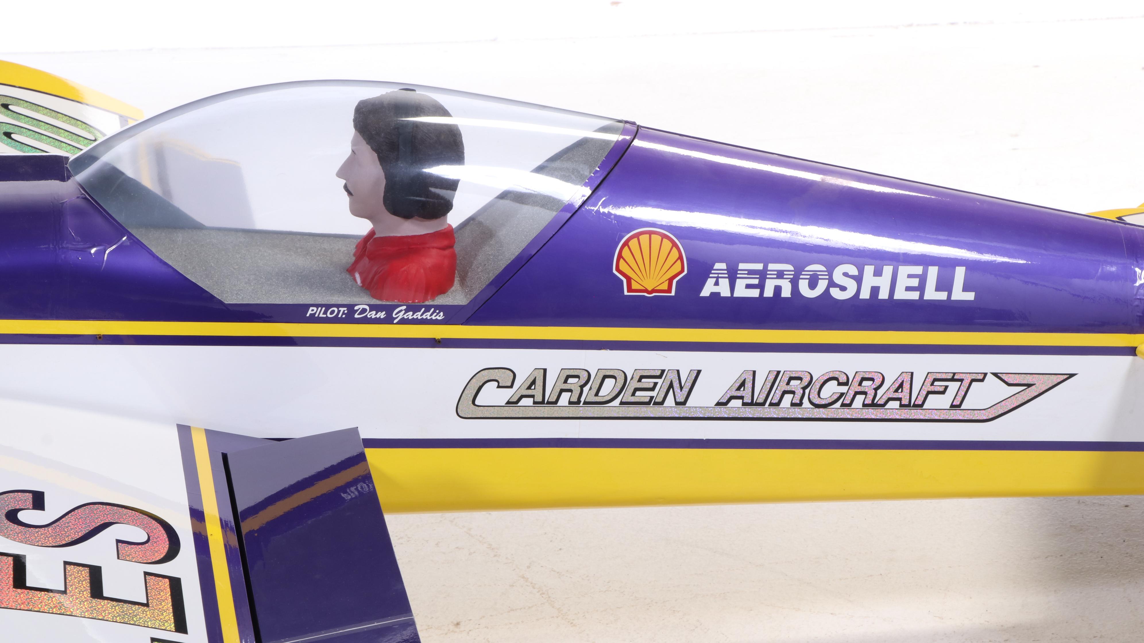 Carden Aircraft "Giles 300" Model RC Airplane with Desert Aircraft DA150 Engine