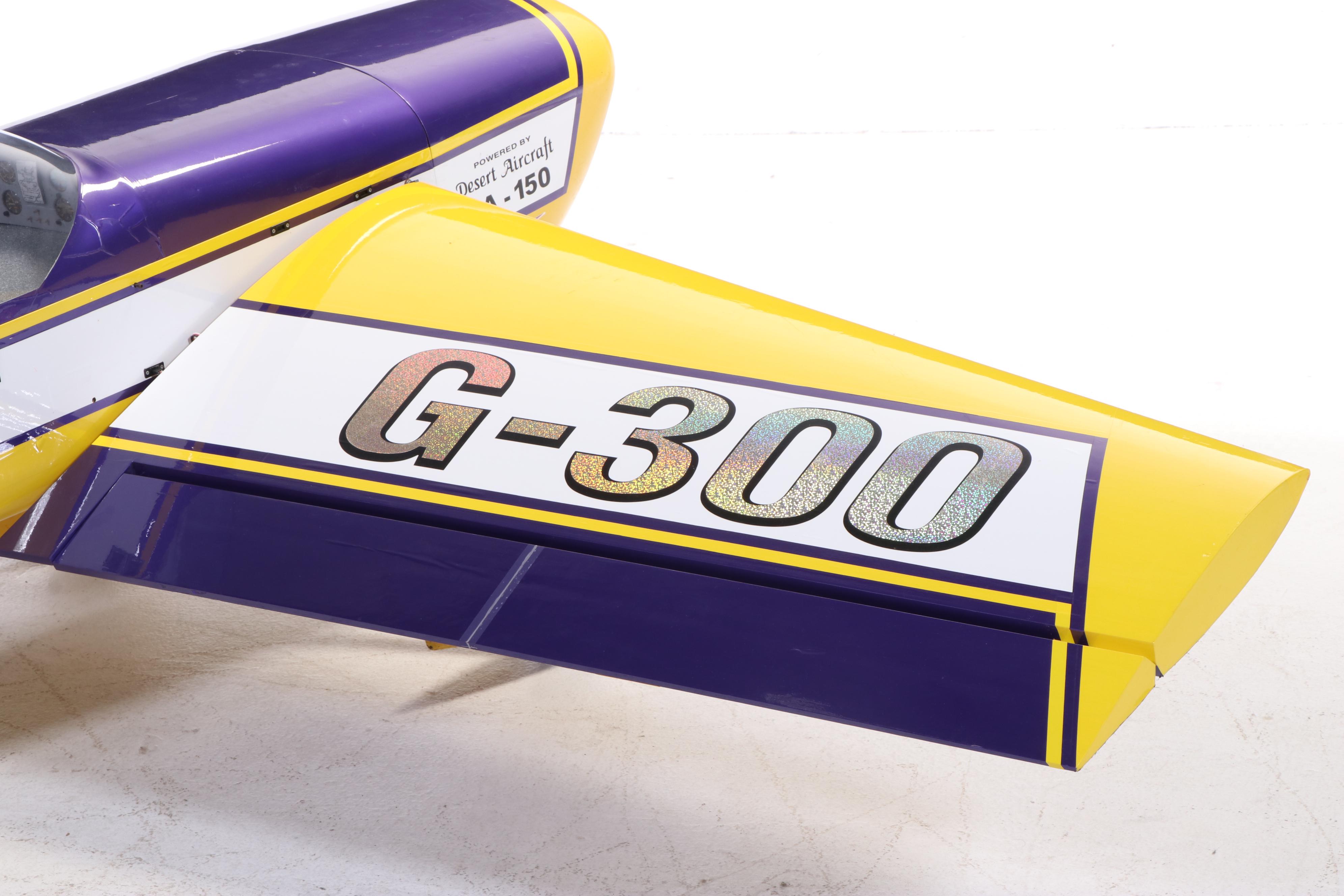 Carden Aircraft "Giles 300" Model RC Airplane with Desert Aircraft DA150 Engine