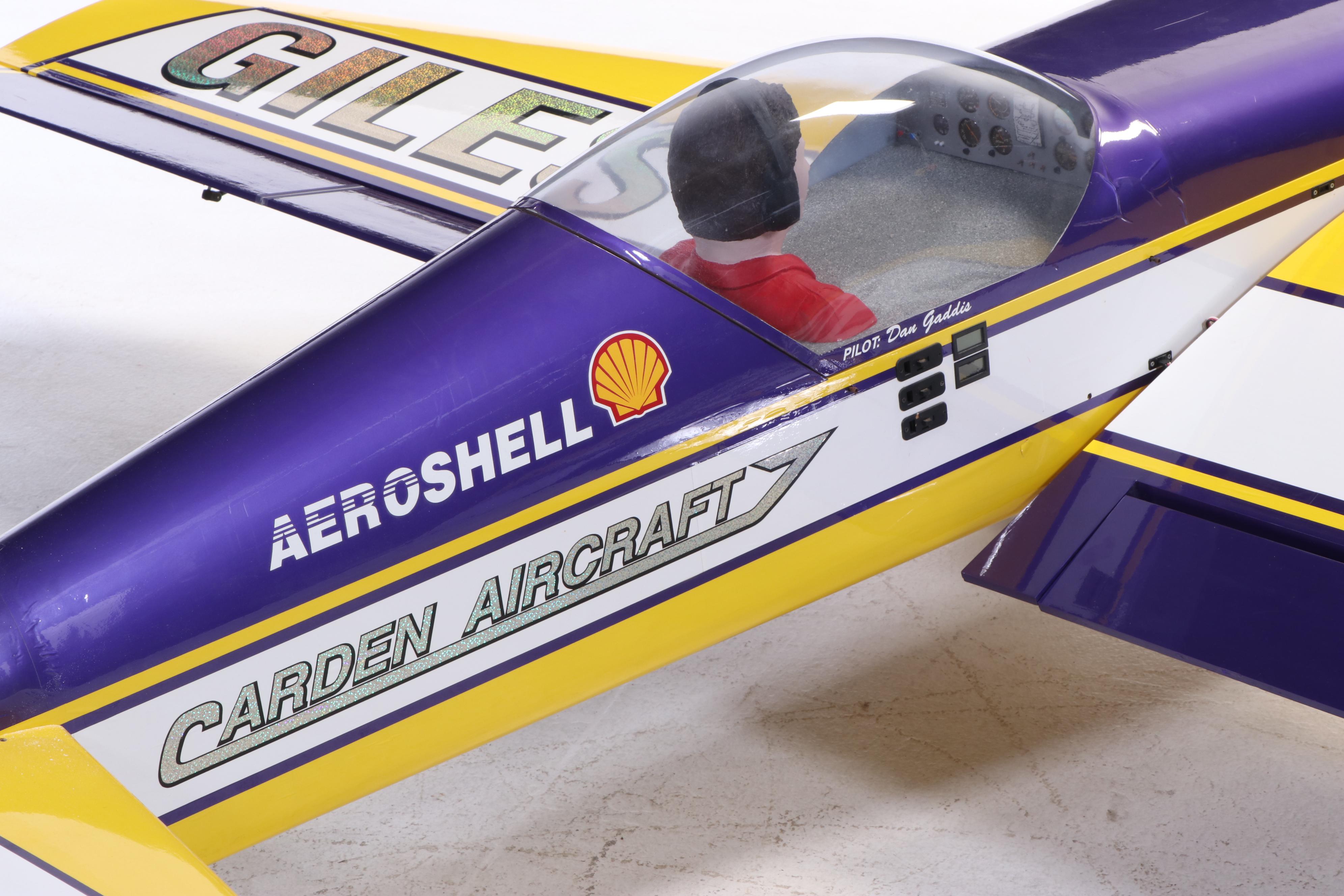 Carden Aircraft "Giles 300" Model RC Airplane with Desert Aircraft DA150 Engine