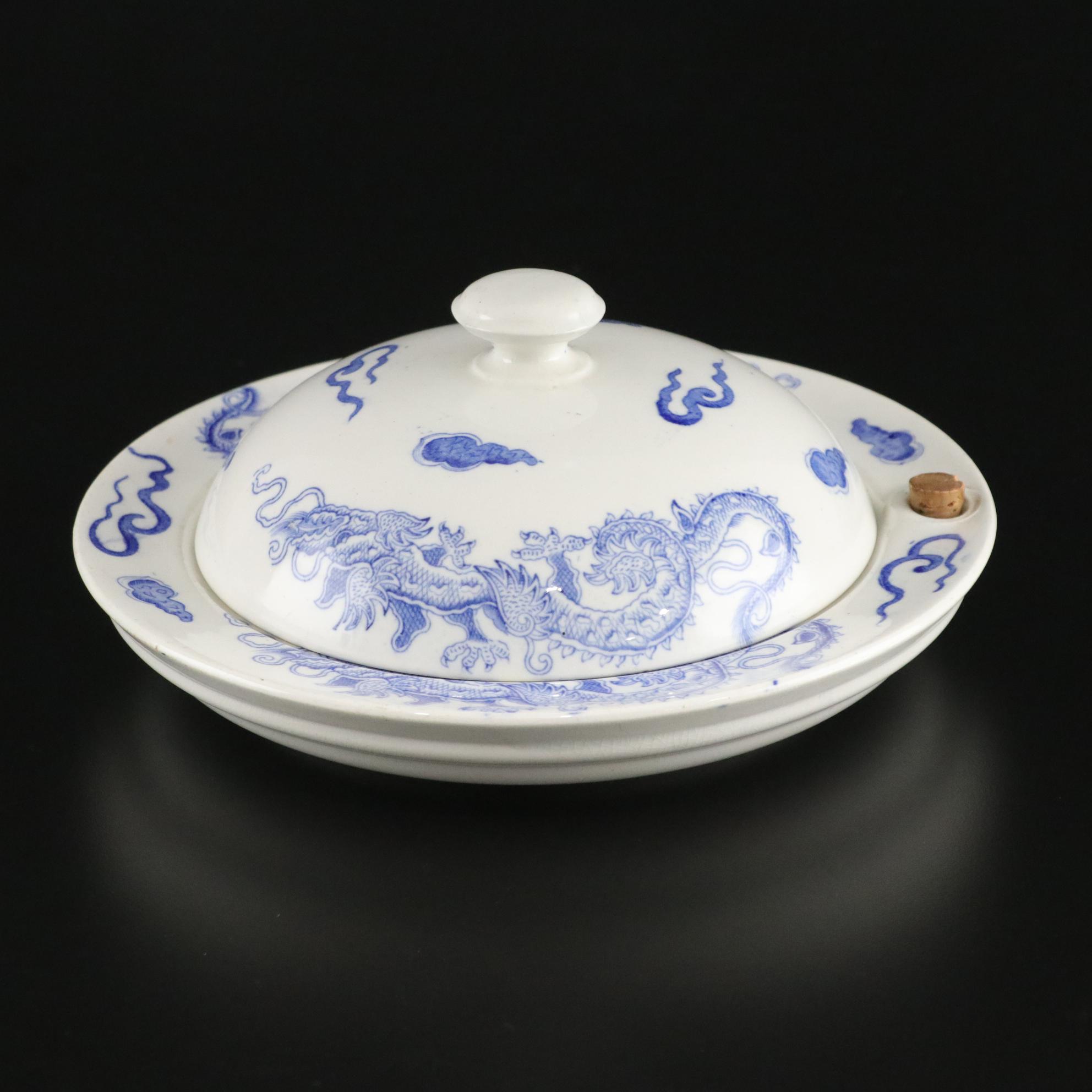 Chinoiserie Warming Dish by Copeland Spode