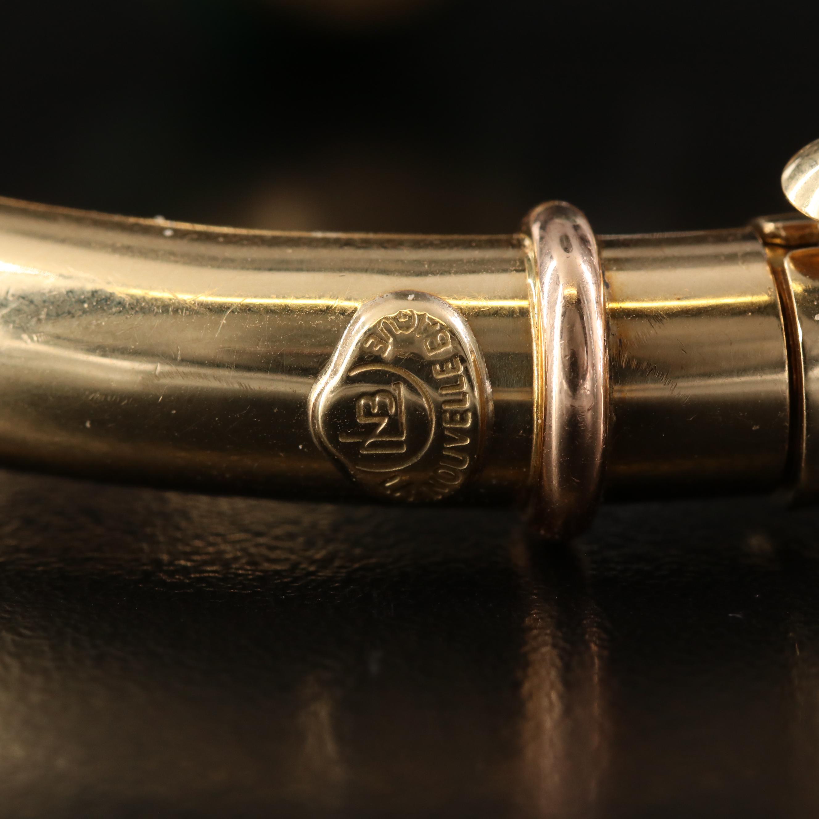 La Nouvelle Bague 18K Diamond and Enamel Bracelet and Ring Set