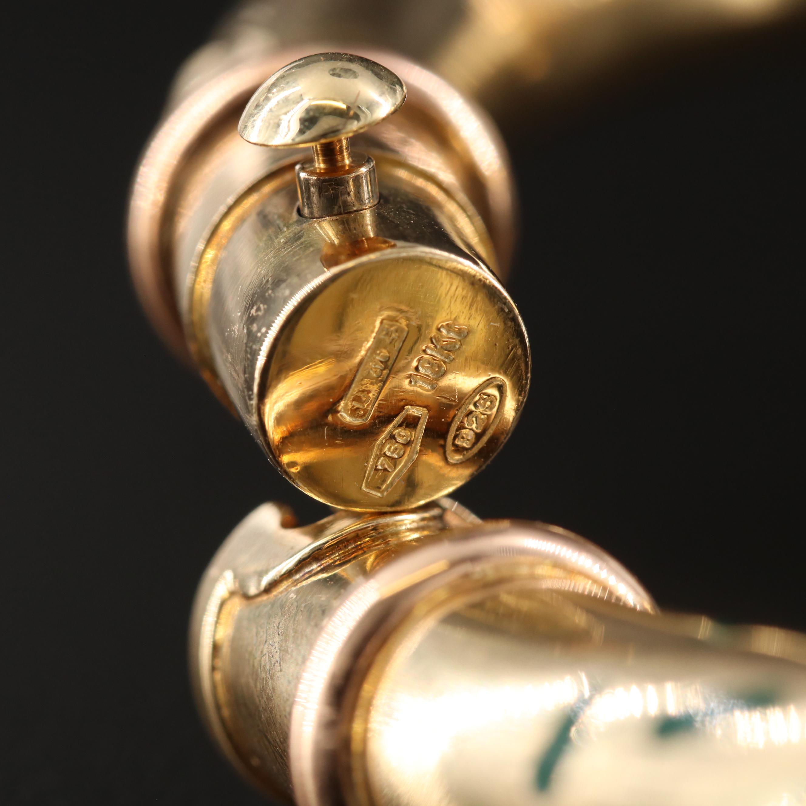 La Nouvelle Bague 18K Diamond and Enamel Bracelet and Ring Set