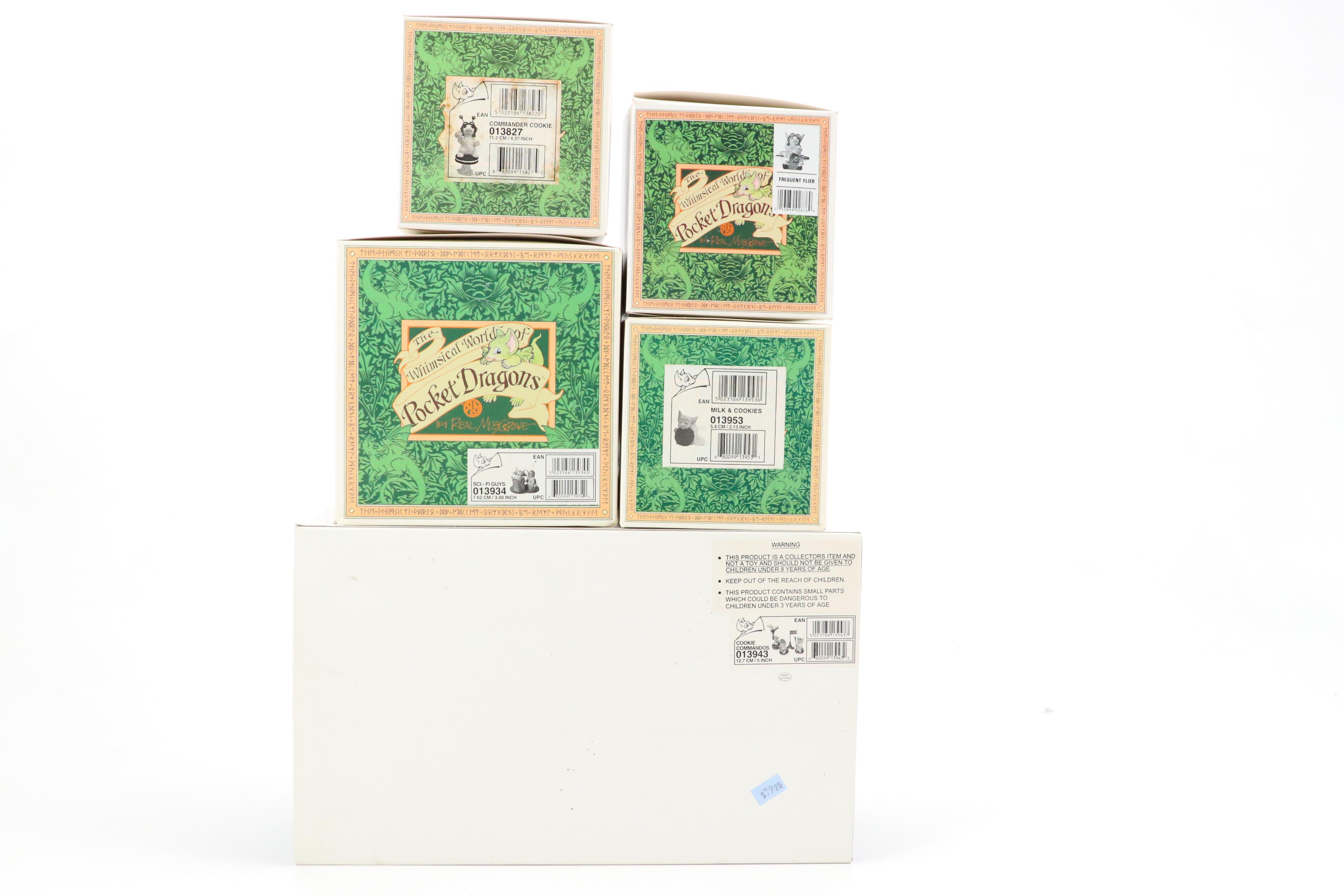 Real Musgrave "The Whimsical World of Pocket Dragons" Figurines