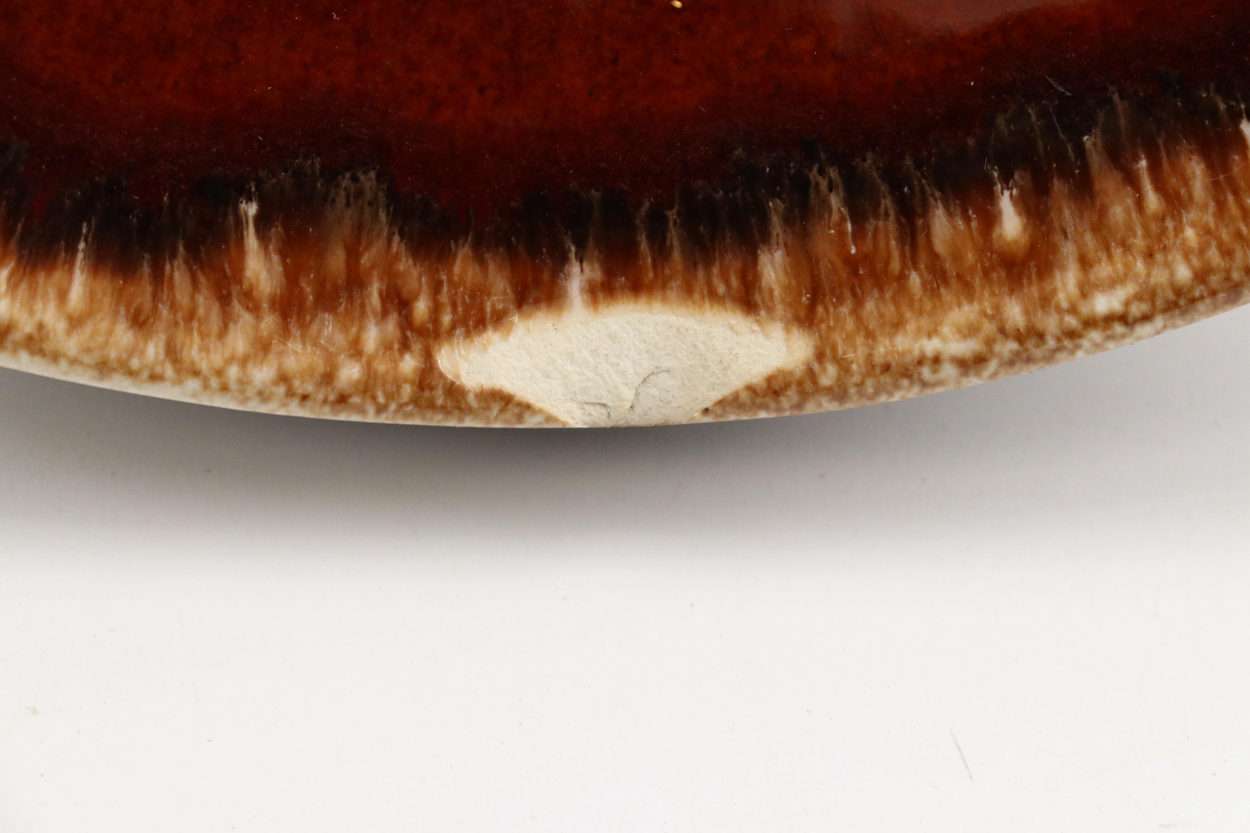 McCoy Brown Drip  Ceramic Dinnerware, Mid to Late 20th Century