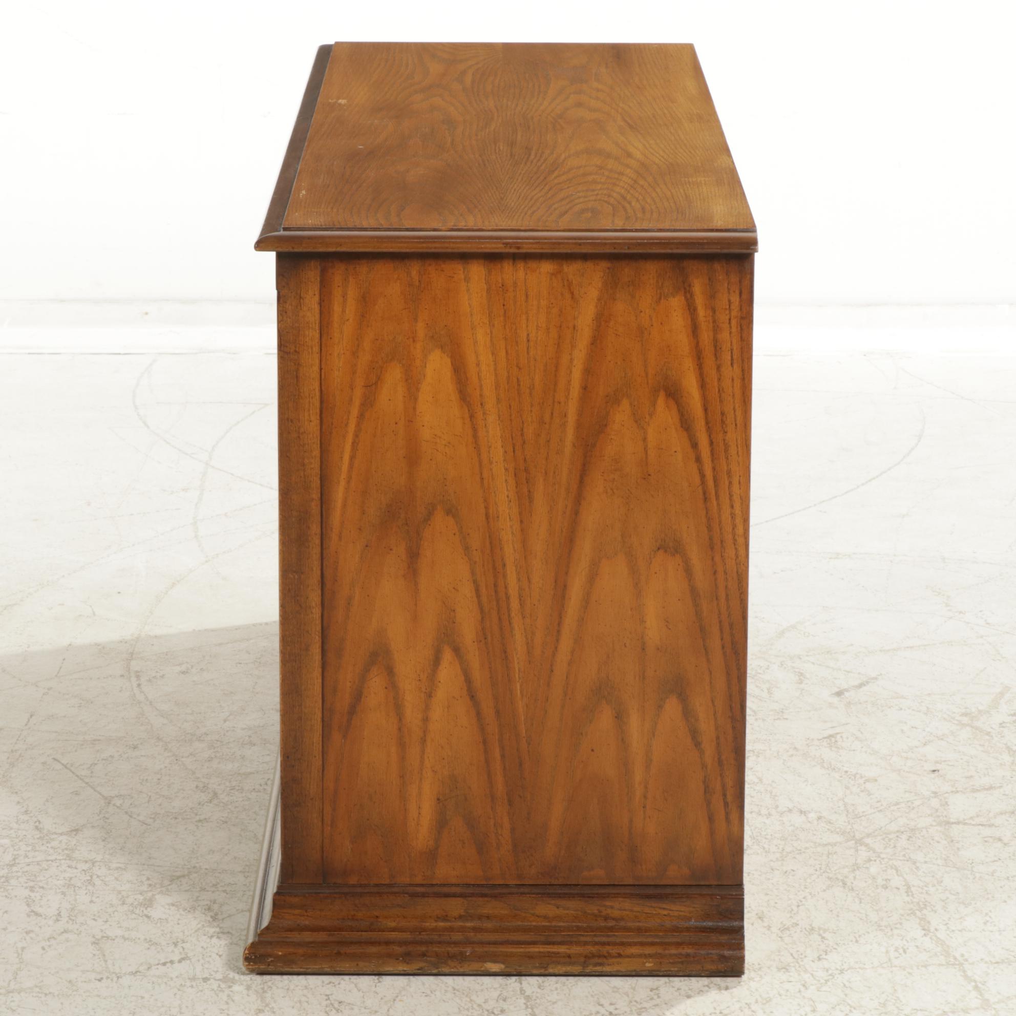 White Furniture Oak Buffet, Late 20th Century