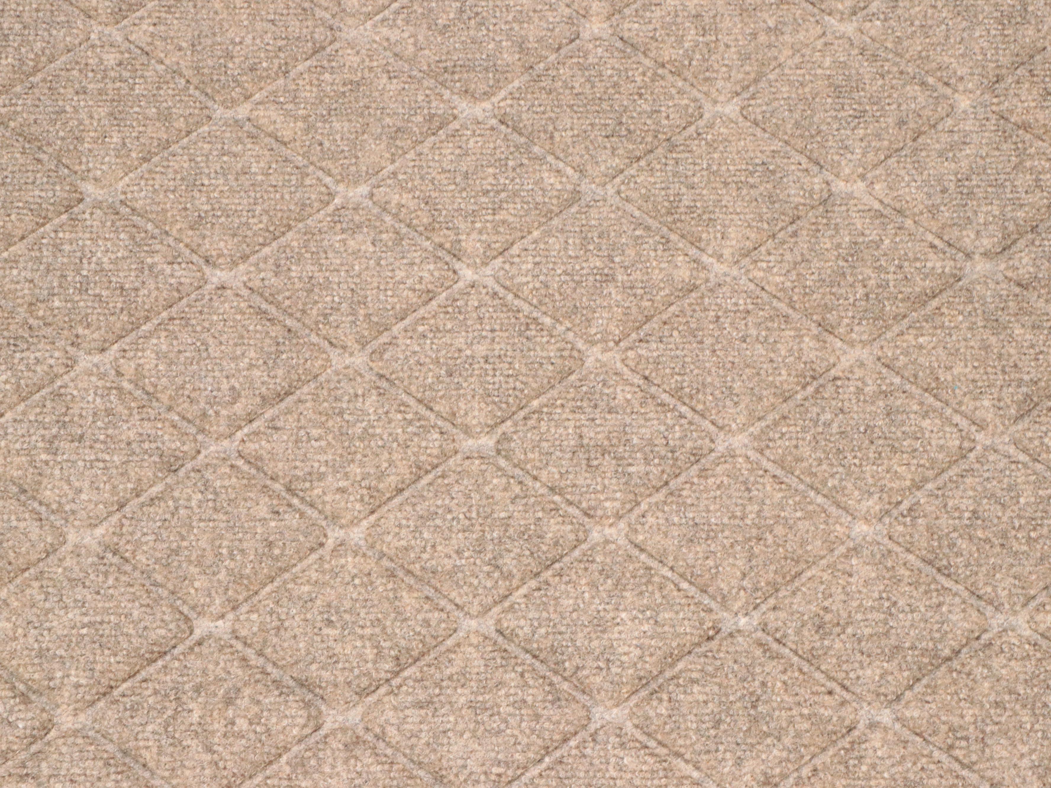 Pair of Machine Made Quilted Water Absorbing Door Mats