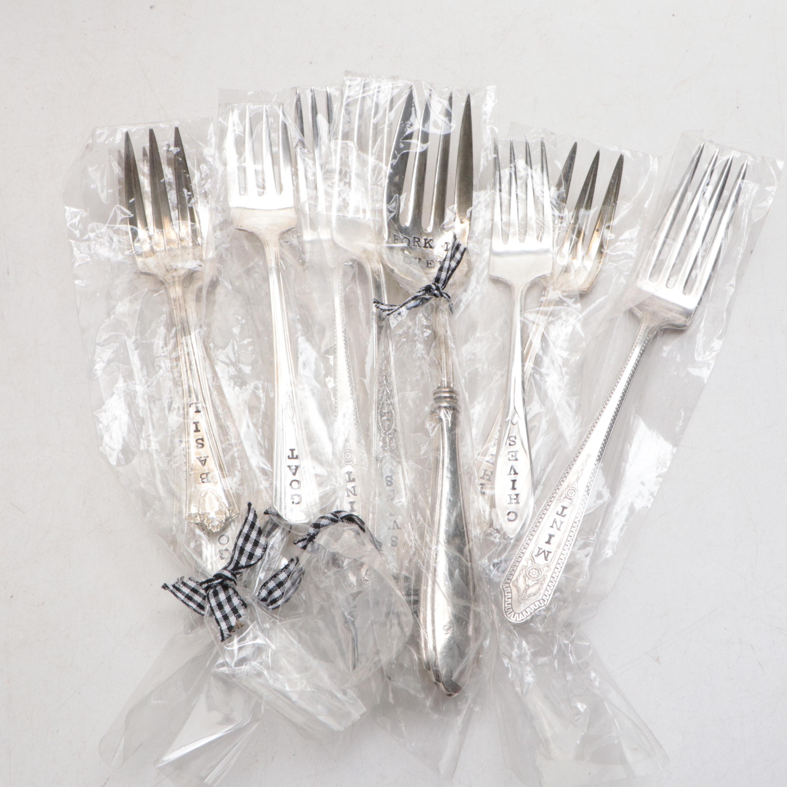 Wooden Oval Dough Bowls with Mixing Bowl, Rolling Pin and Forks