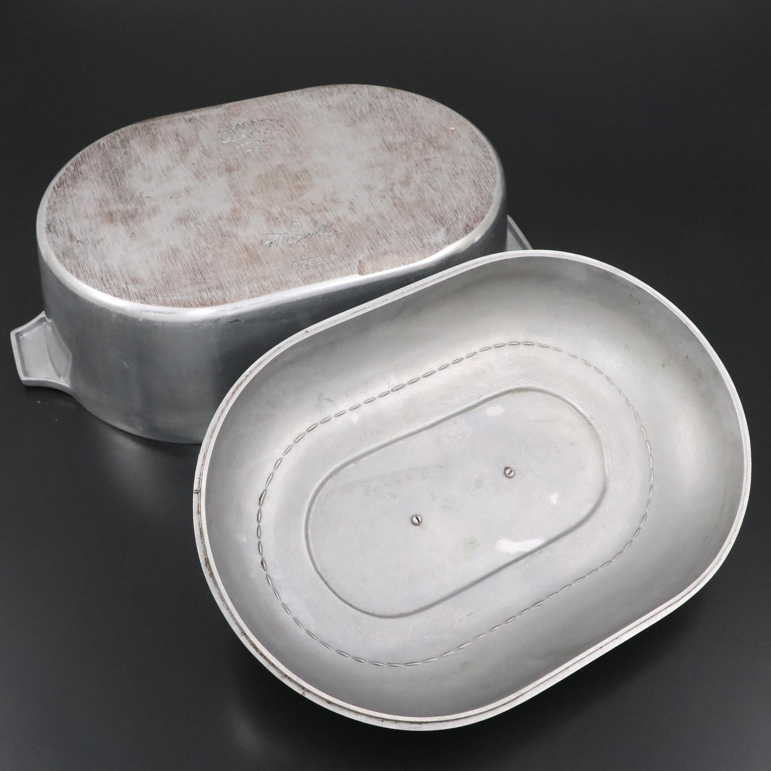 Wagner Ware Magnalite Aluminum Roaster/Dutch Oven with 1½ Qt. Saucepan