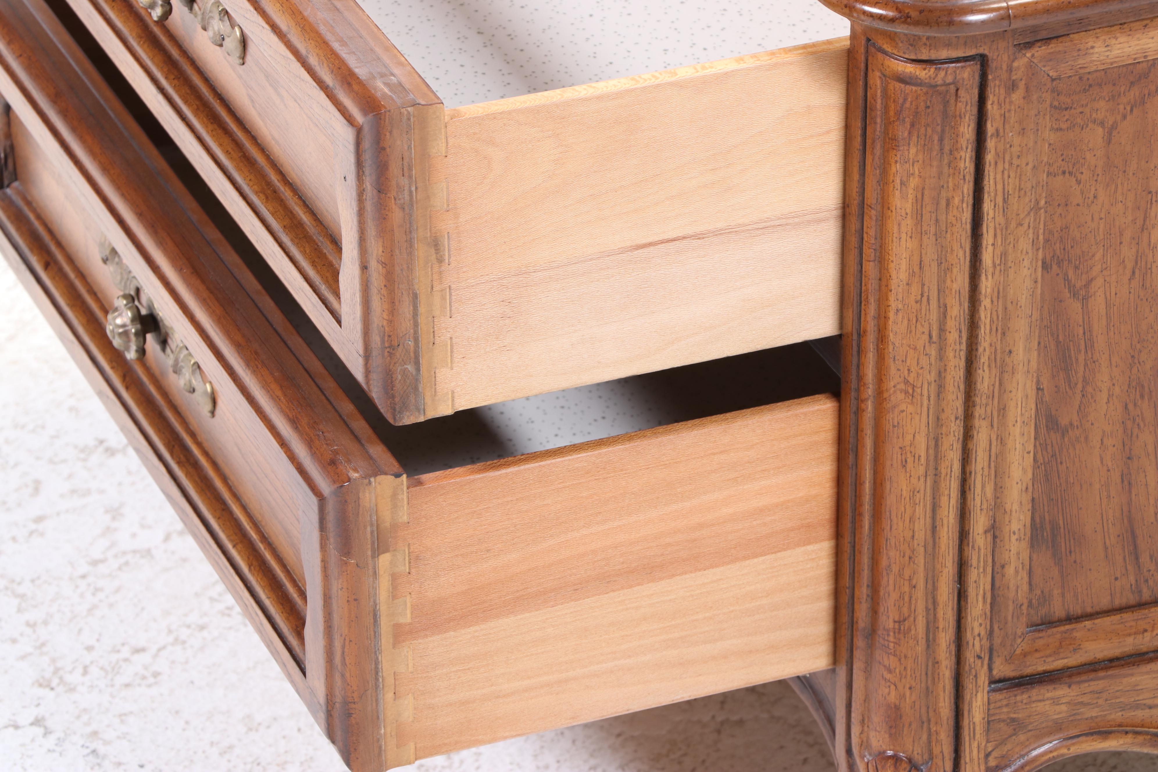 Drexel-Heritage Cabernet Oak Two Drawer Nightstand