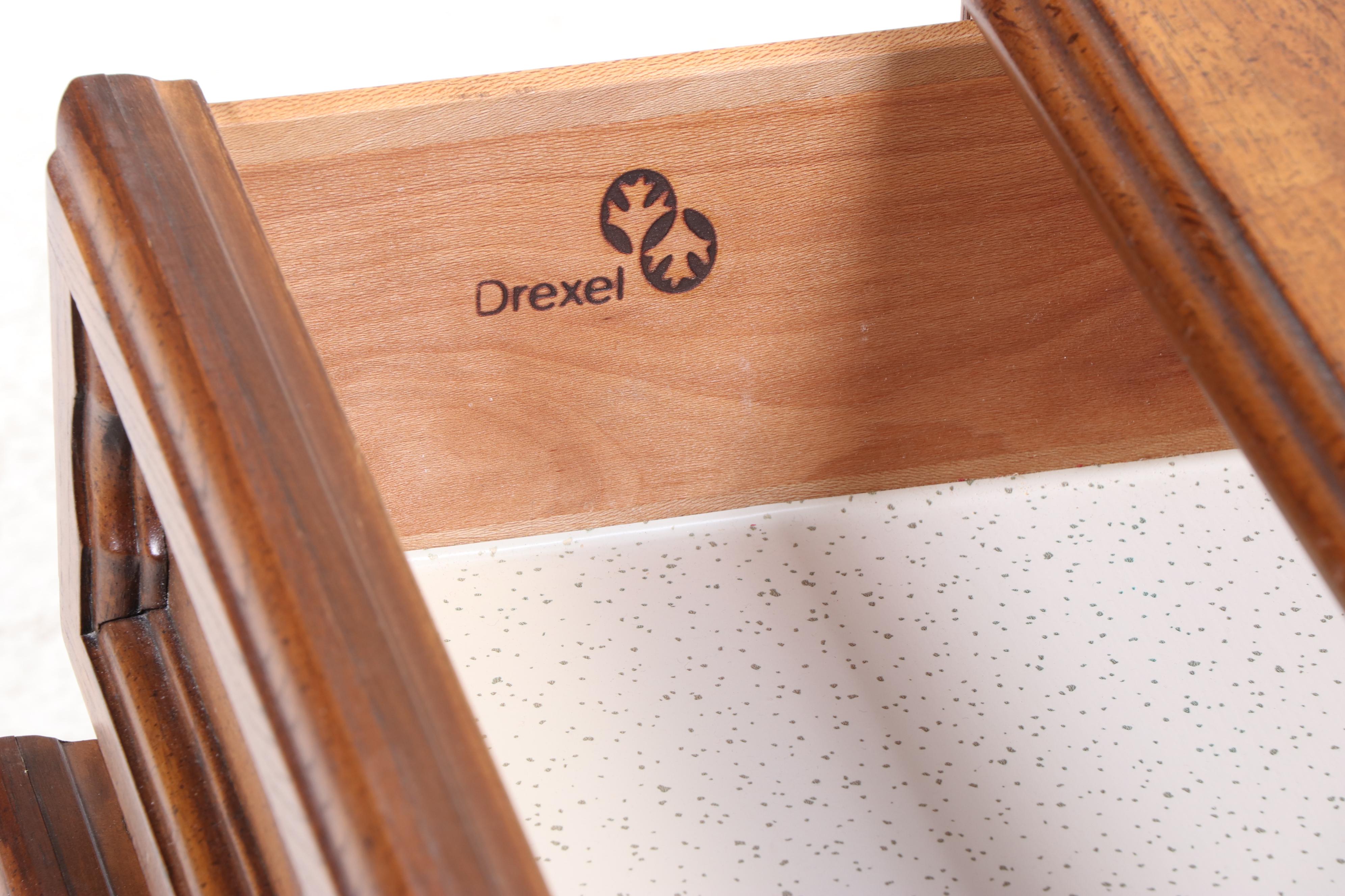 Drexel-Heritage Cabernet Oak Two Drawer Nightstand