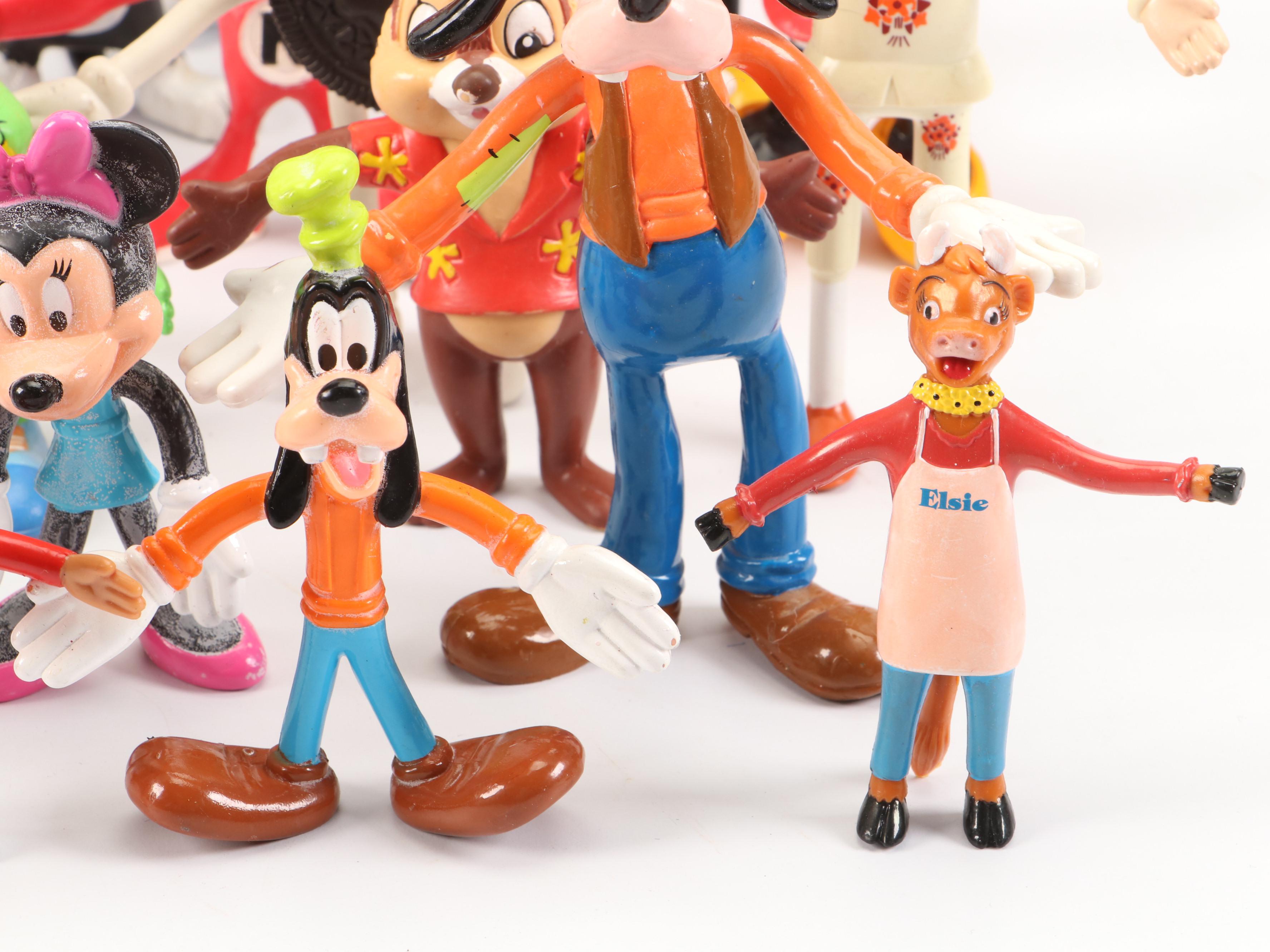 The Simpsons, Mickey Mouse and Friends and More Poseable Figures, Late 20th C.