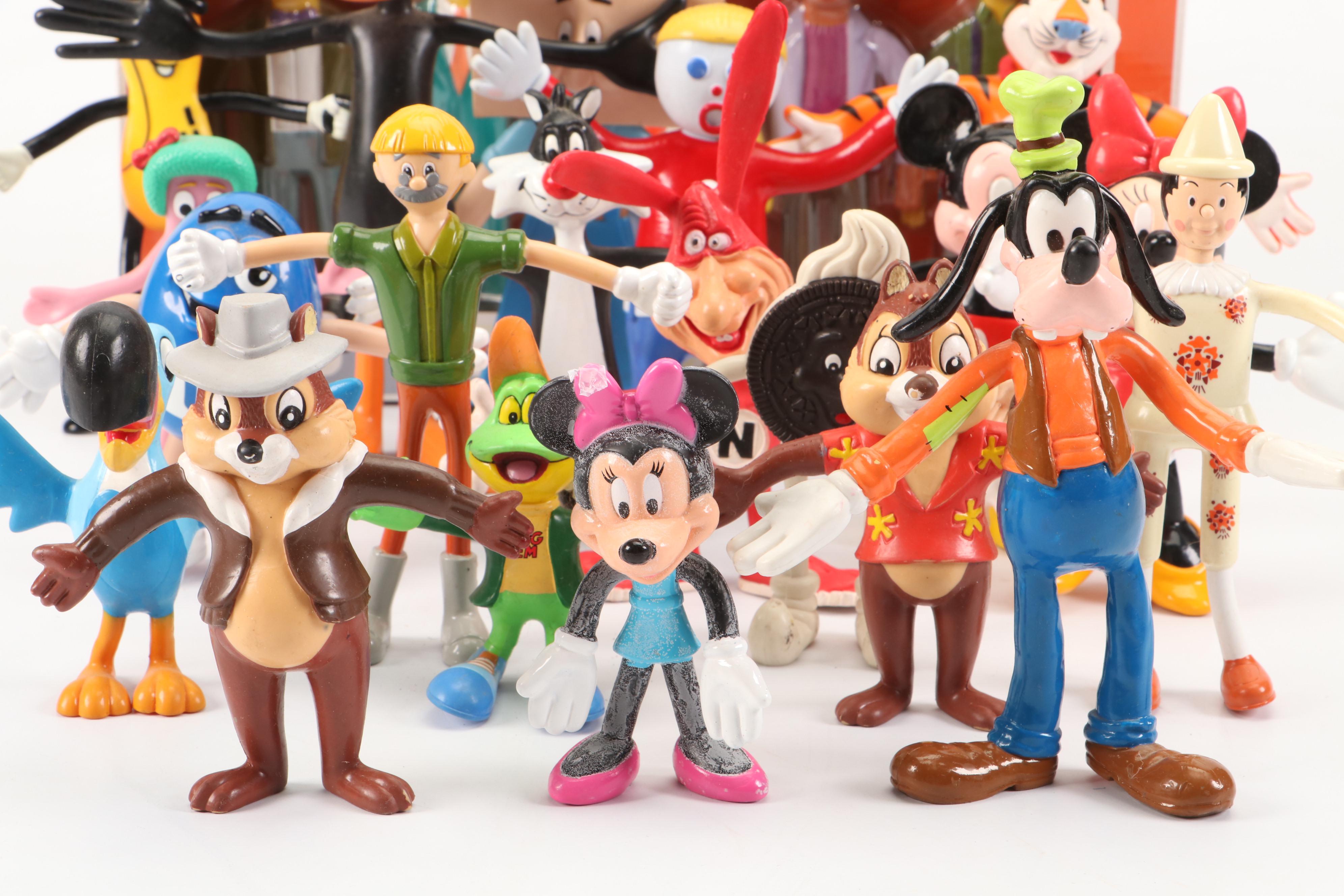 The Simpsons, Mickey Mouse and Friends and More Poseable Figures, Late 20th C.