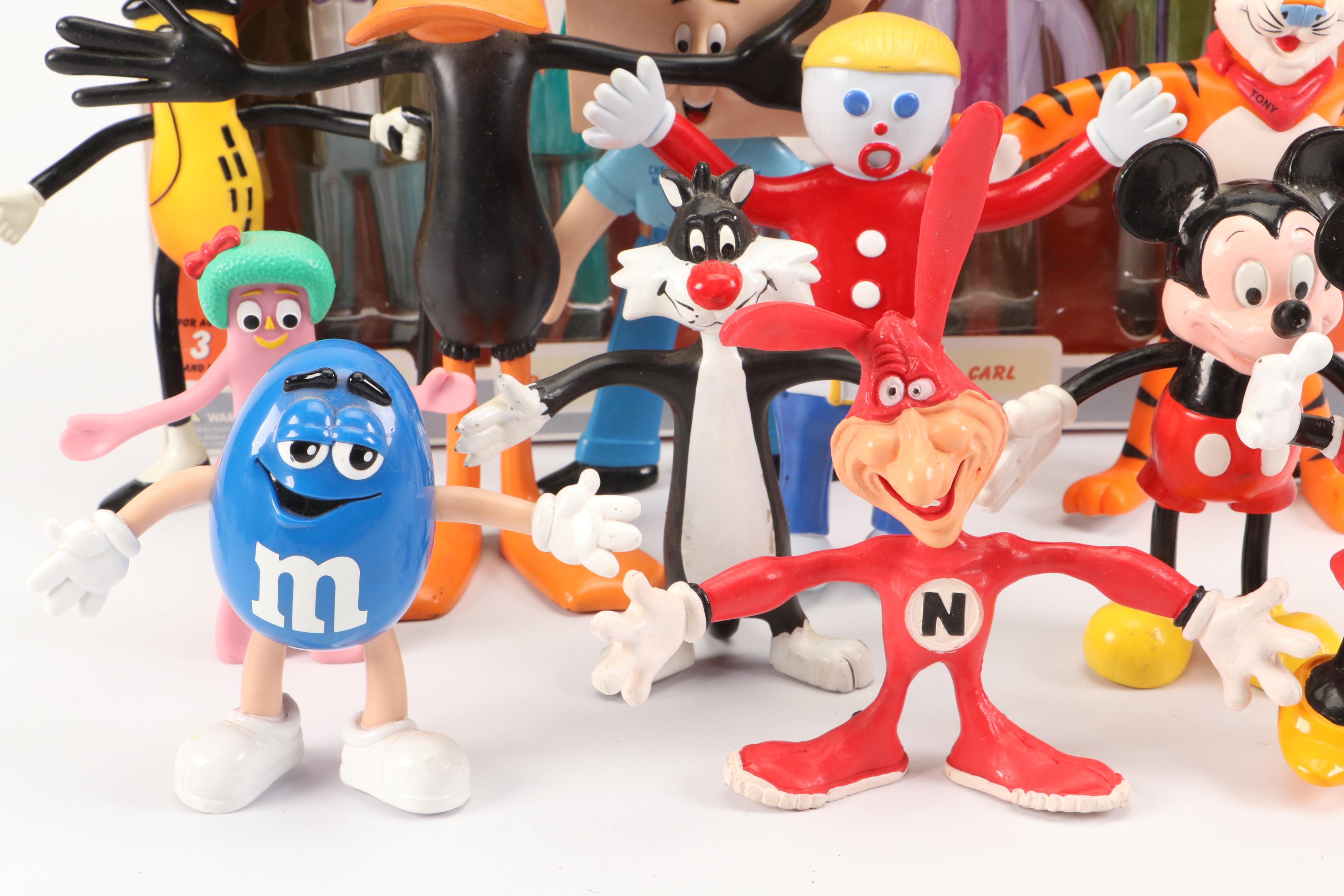 The Simpsons, Mickey Mouse and Friends and More Poseable Figures, Late 20th C.