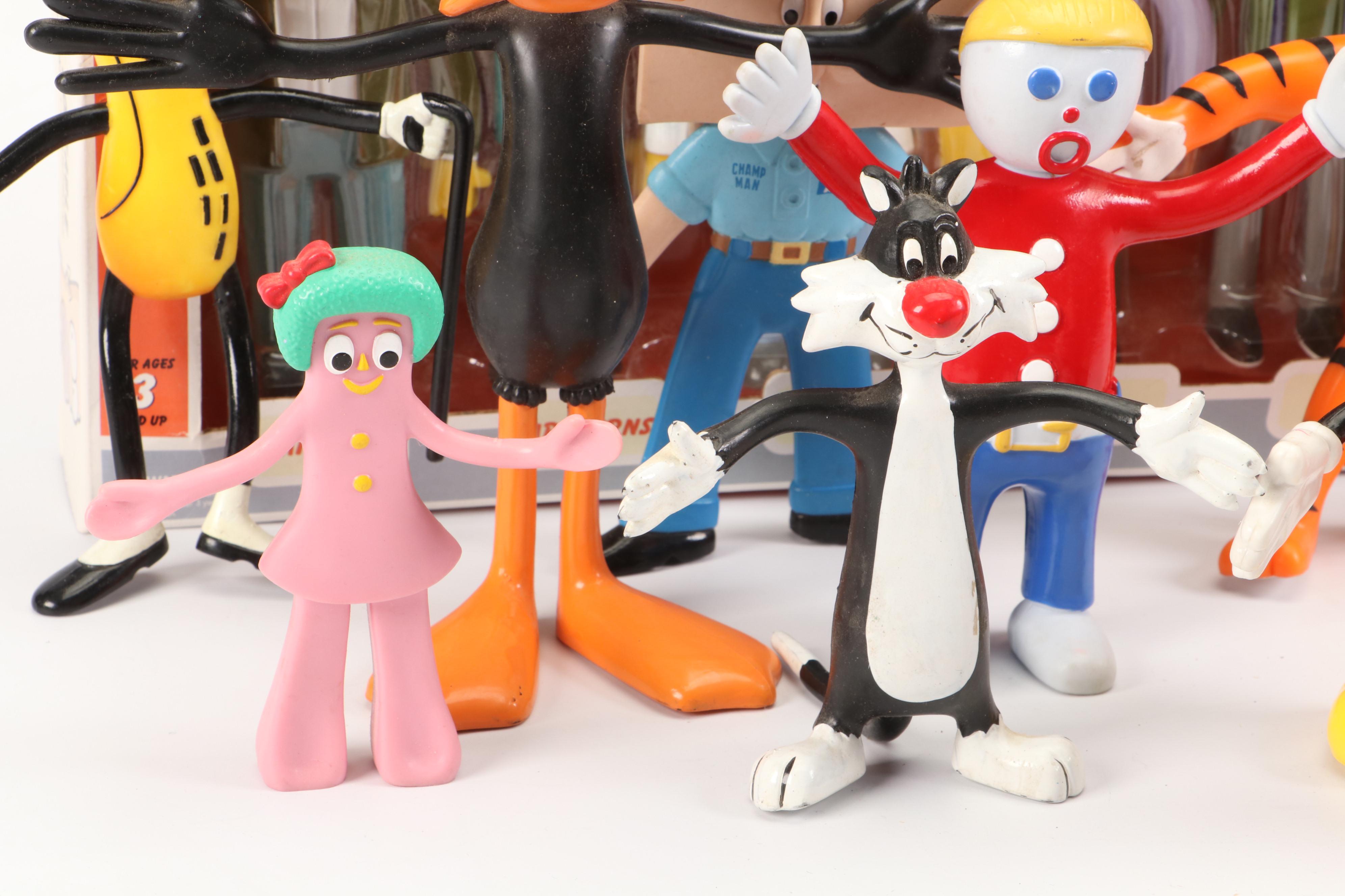 The Simpsons, Mickey Mouse and Friends and More Poseable Figures, Late 20th C.