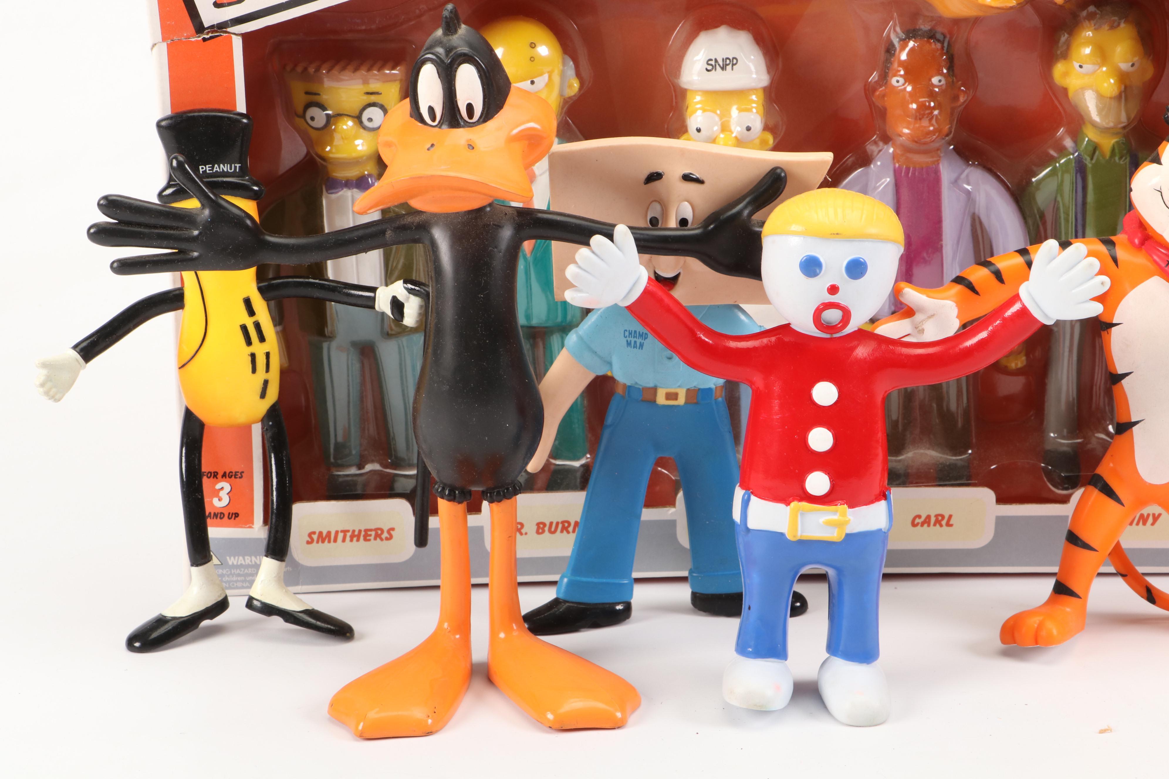 The Simpsons, Mickey Mouse and Friends and More Poseable Figures, Late 20th C.